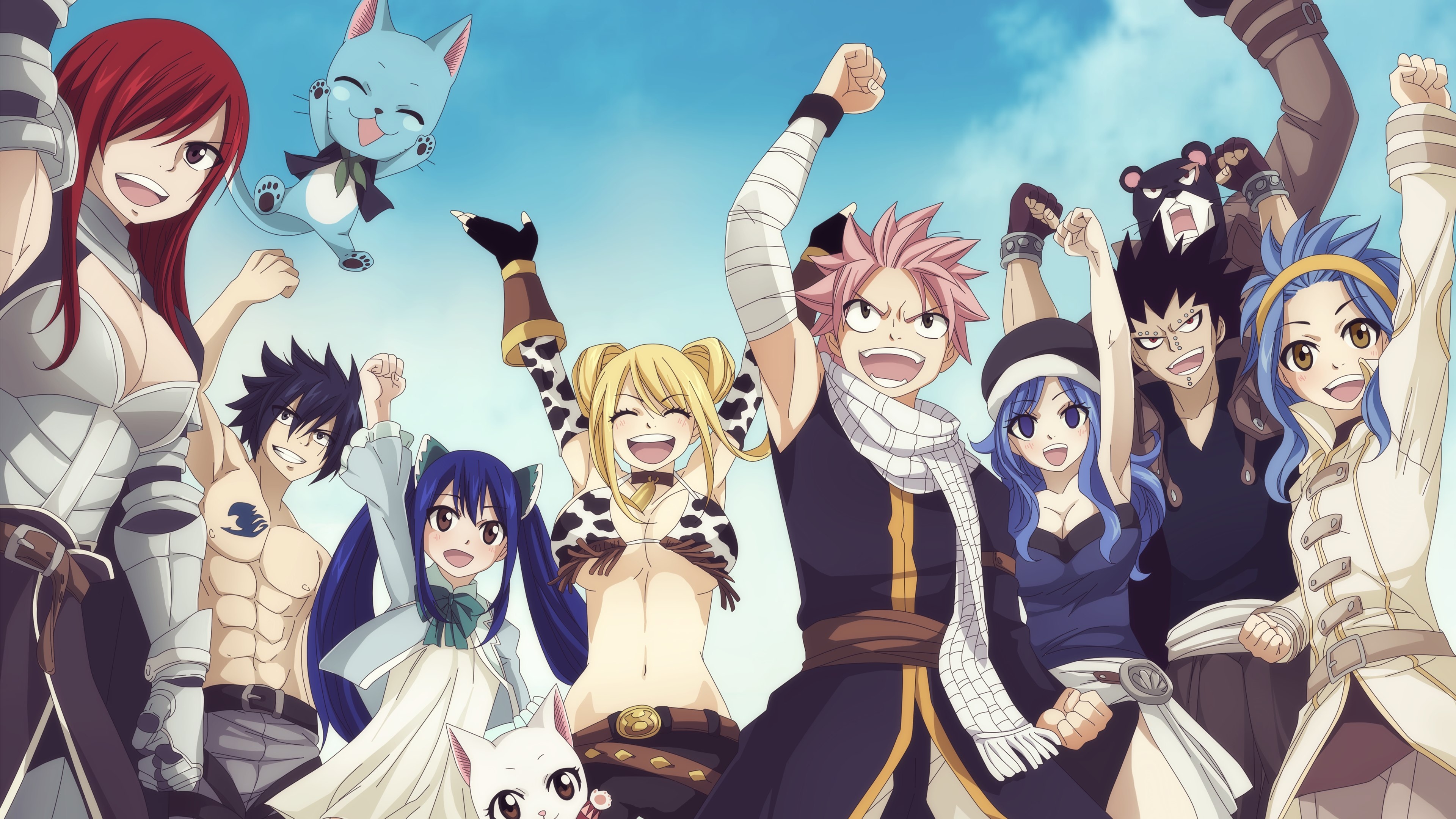 3840x2160 30++ Anime Wallpaper 4k Fairy Tail Top Wallpaper, Desktop