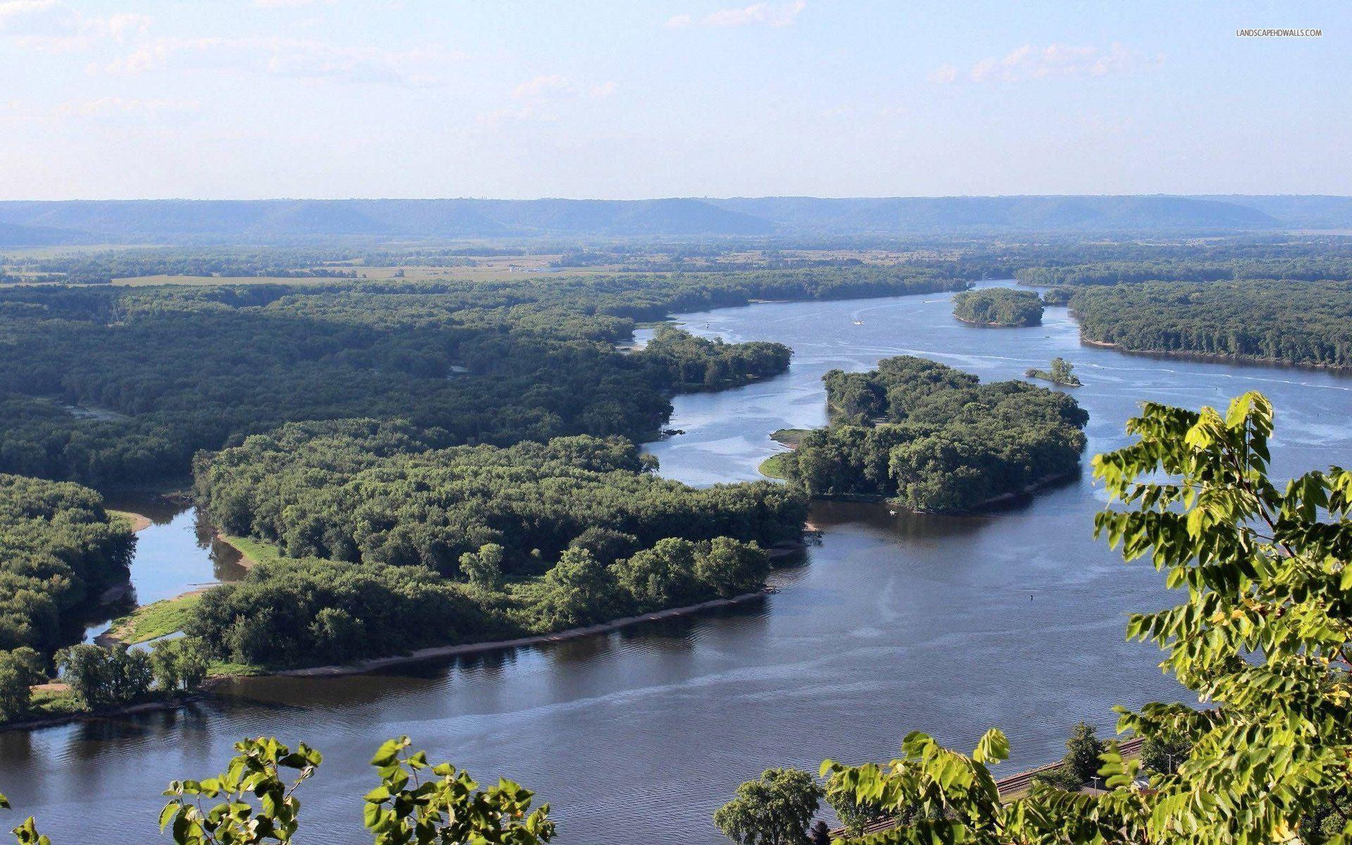 1920x1200 Mississippi River Wallpaper, Desktop