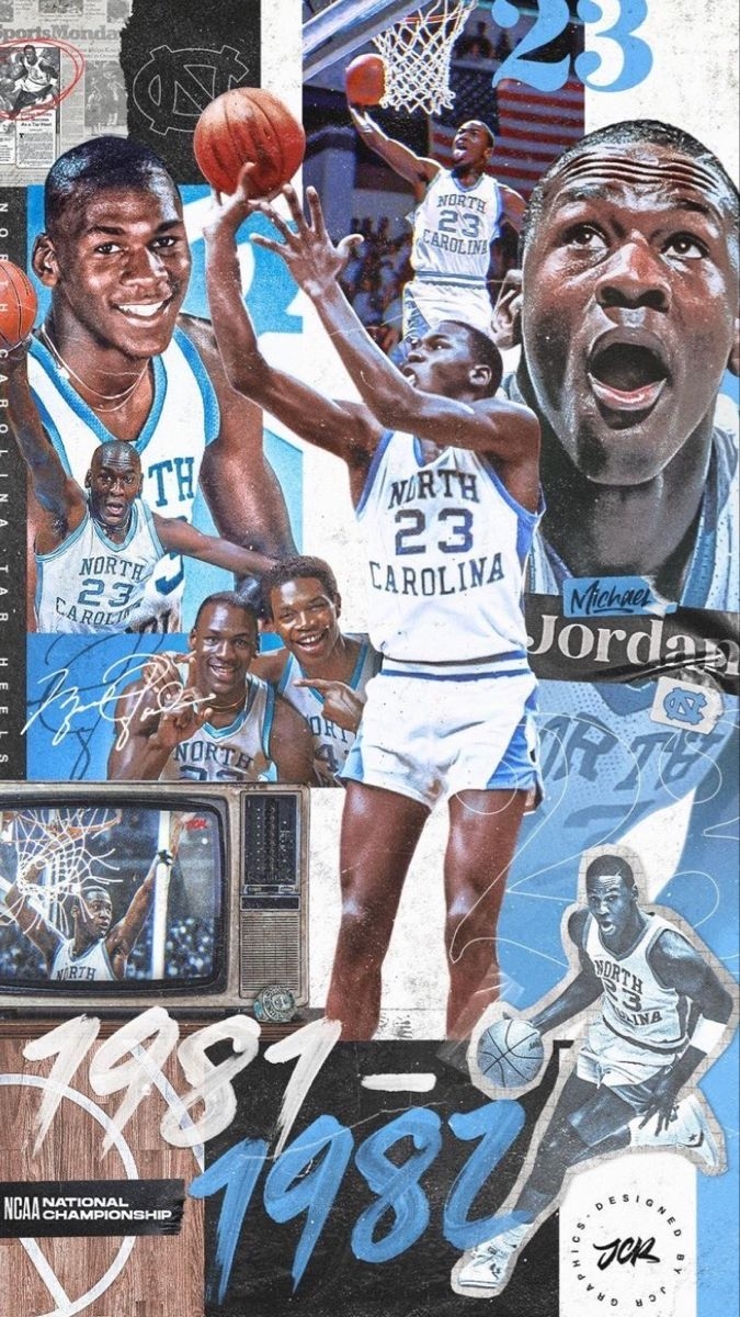 680x1200 MJ North Caroline. Michael jordan art, Michael jordan picture, Jordan logo wallpaper, Phone