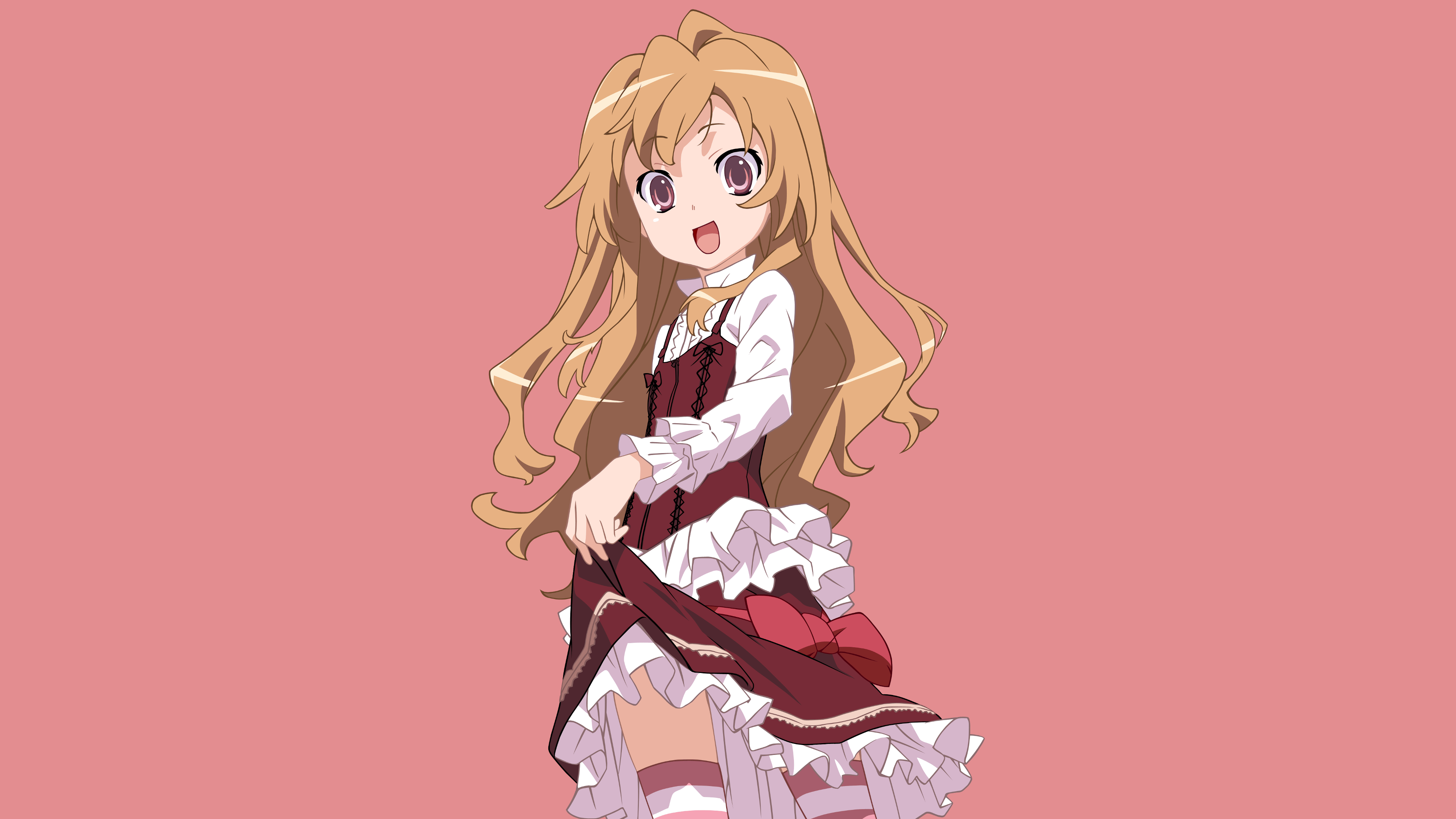 3840x2160 Lifting skirt Aisaka taiga Toradora HD Wallpaper, Desktop, Desktop