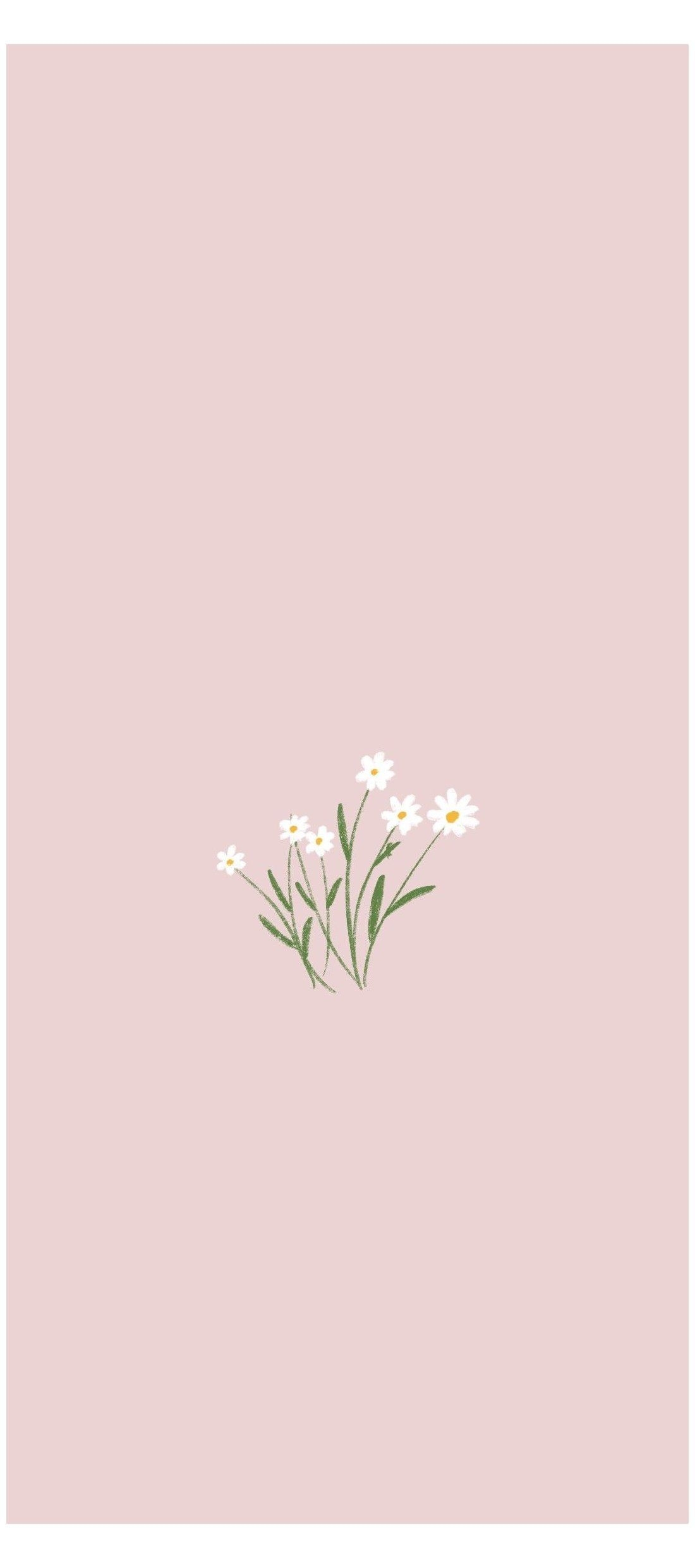 1100x2480 Simple Flowers Wallpaper, HD Simple Flowers Background on WallpaperBat, Phone