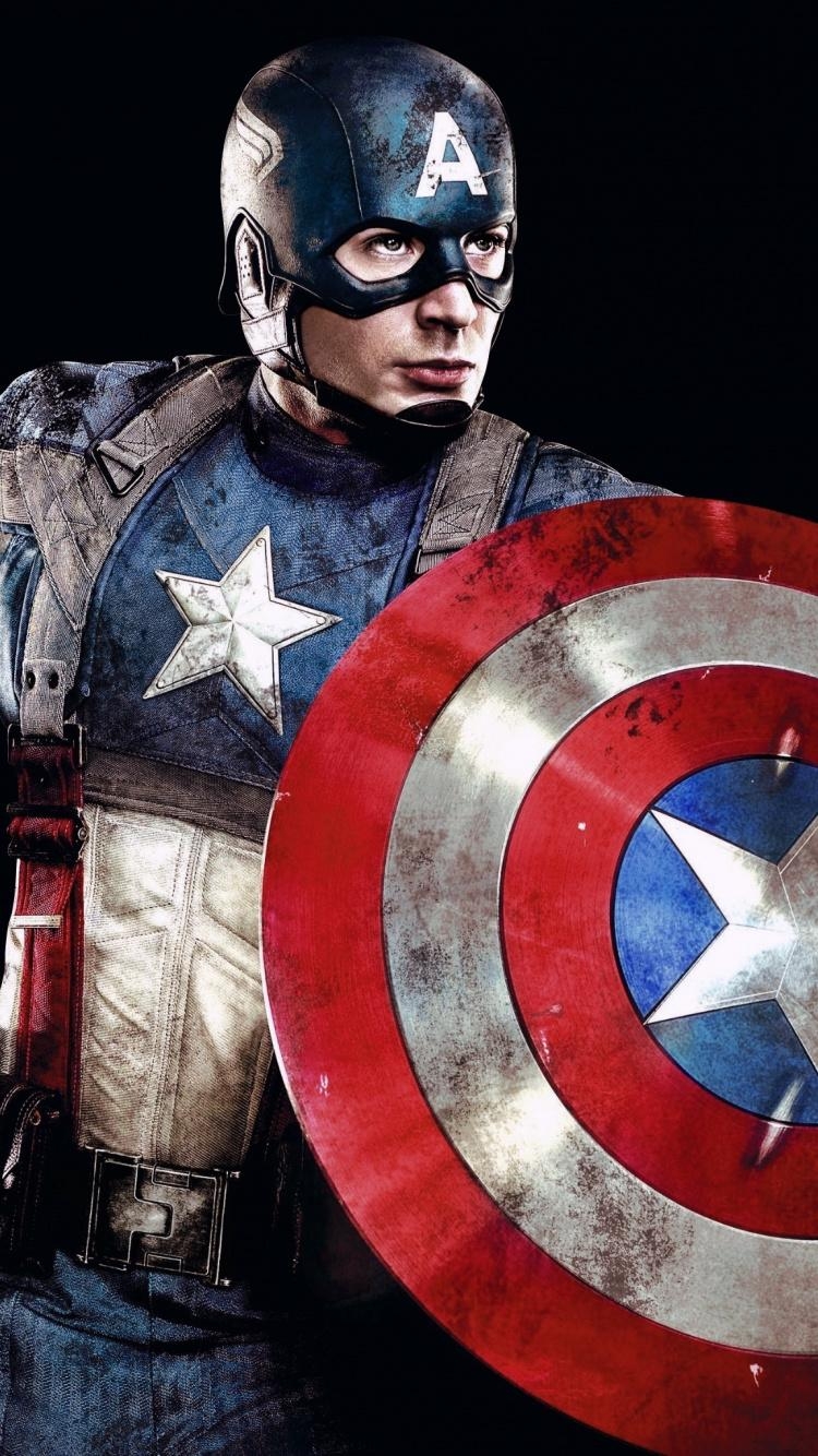 750x1340 Download  wallpaper captain america, superhero, marvel, Phone