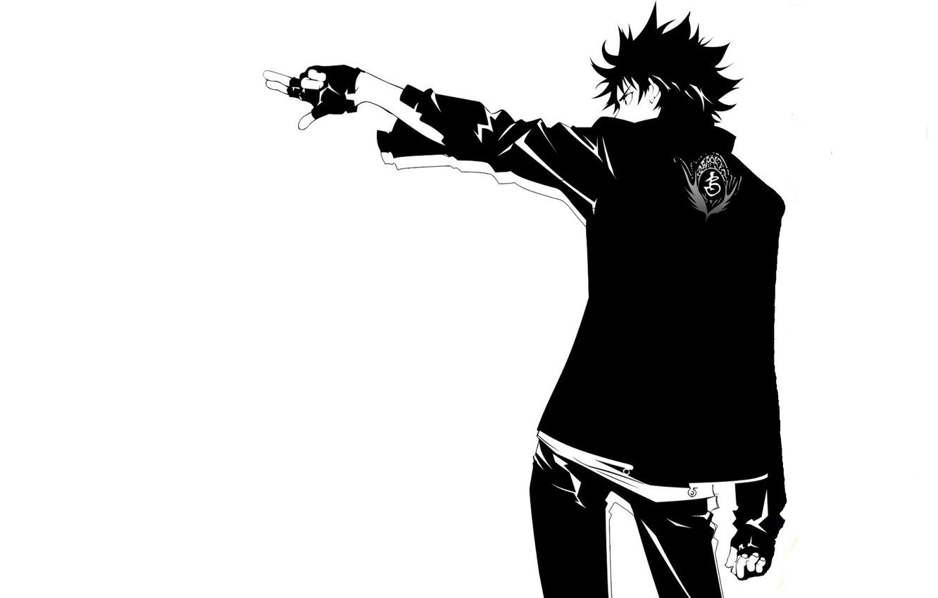 1340x850 Wallpaper art, Anime, air gear, the black white., Ricky image for desktop, section прочее, Desktop