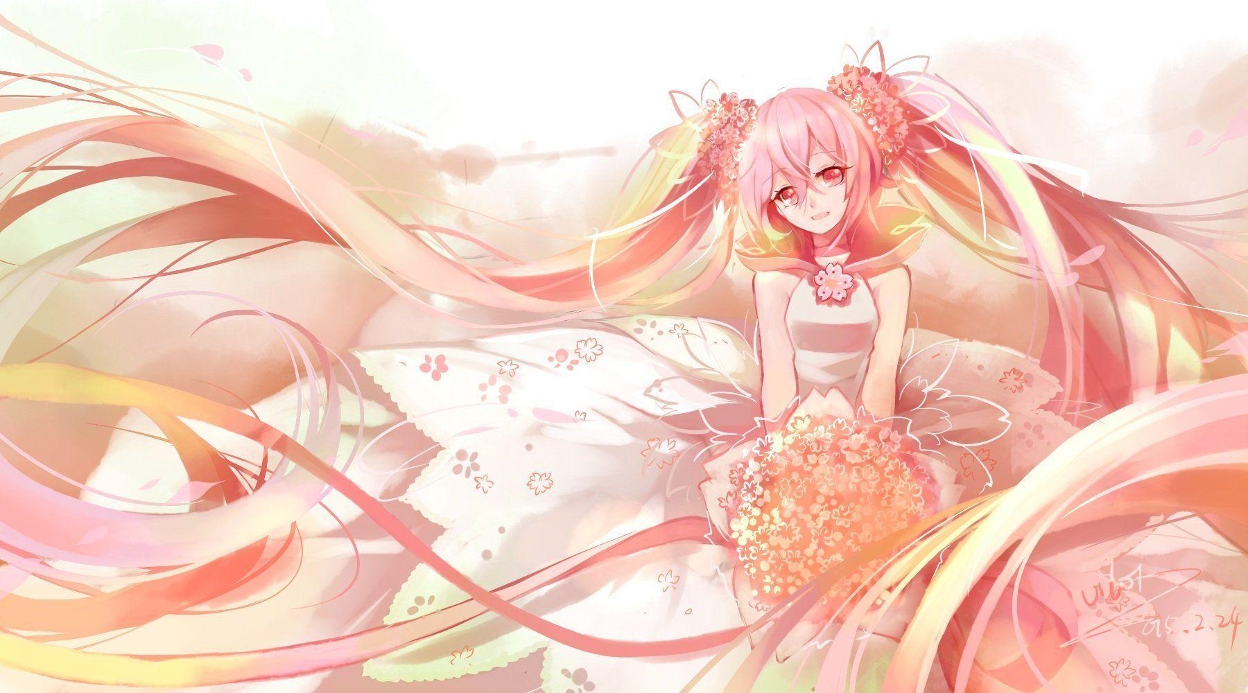 1800x1000 Sakura Miku Wallpaper, Best Sakura Miku Wallpaper in High, Desktop