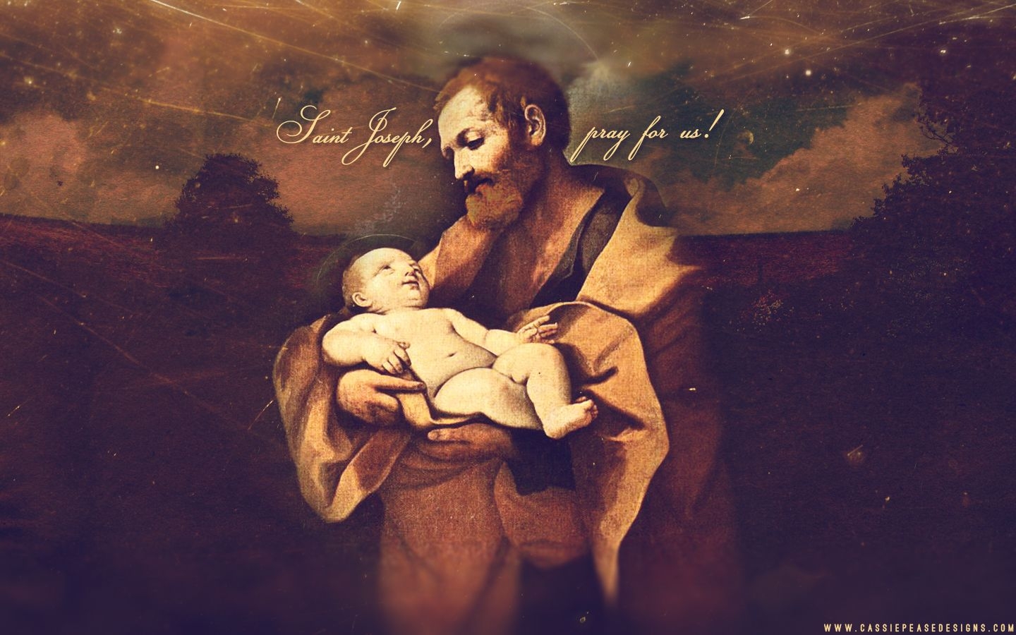 1440x900 Saint Joseph Desktop Wallpaper. Cassie Pease Designs, Desktop