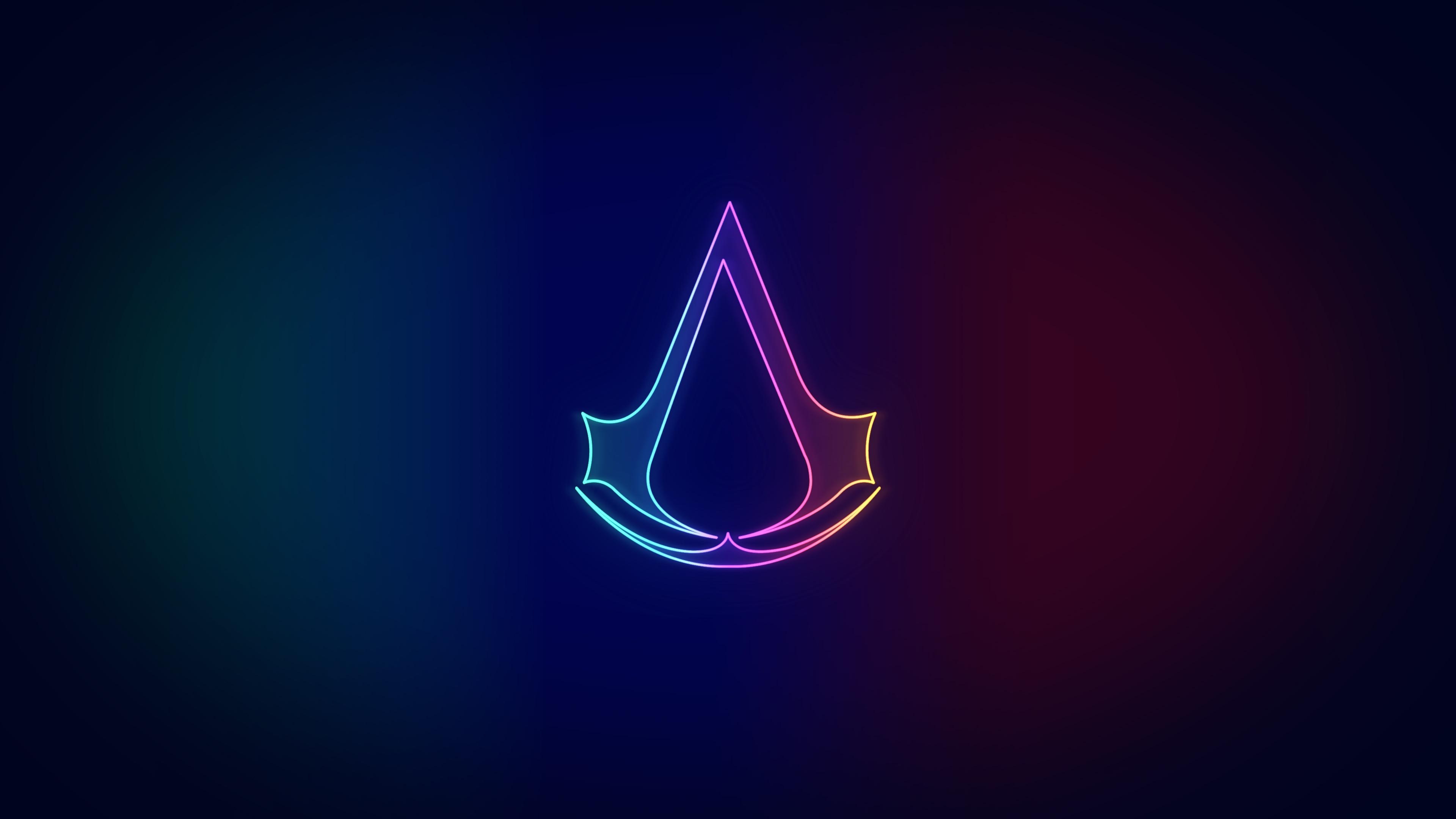 3840x2160 Wallpaper / assassins creed origins, assassins creed, games, xbox games, ps games, pc games, hd, 4k, 2020 games, neon, minimalism, minimalist free download, Desktop