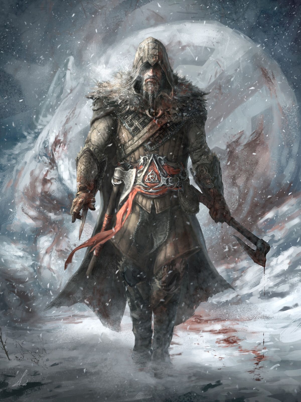 1200x1600 Assassin's Creed Viking, Phone