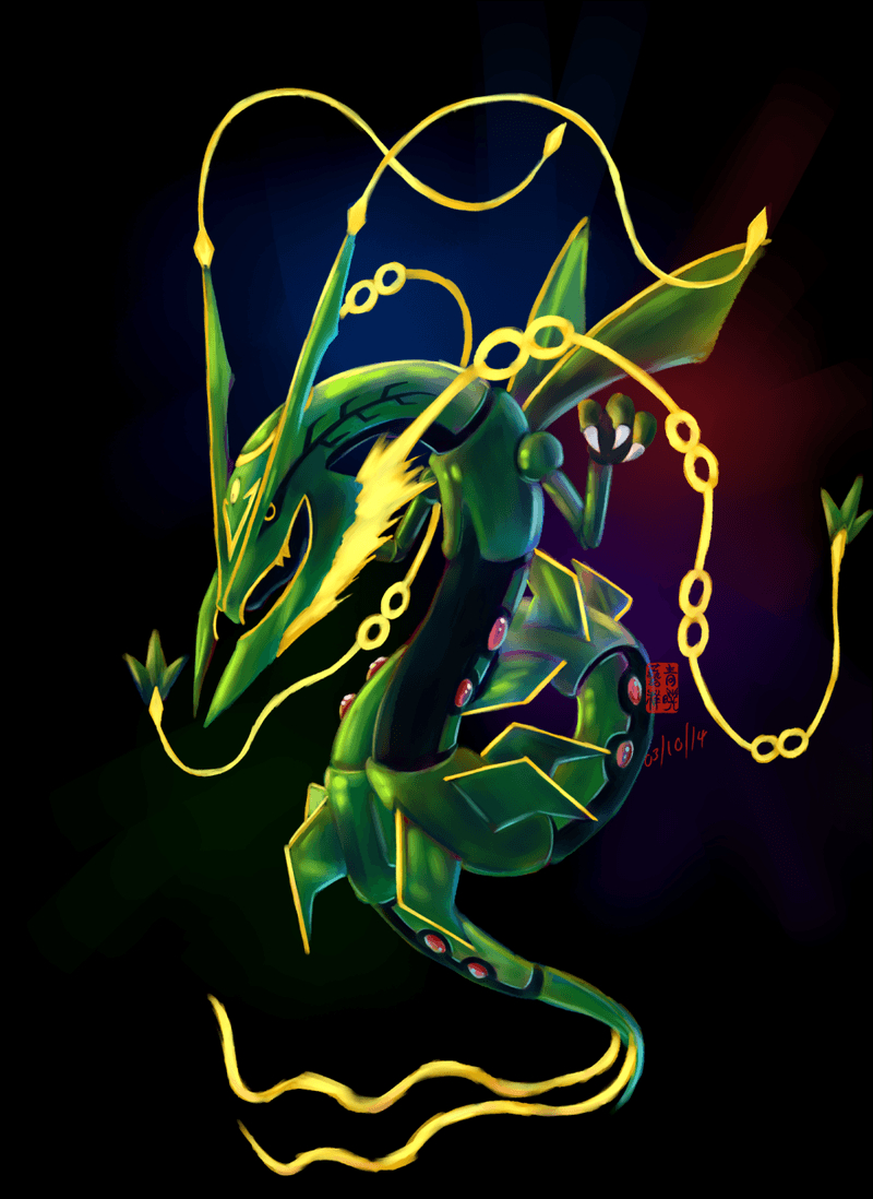 800x1100 Mega Rayquaza, Phone