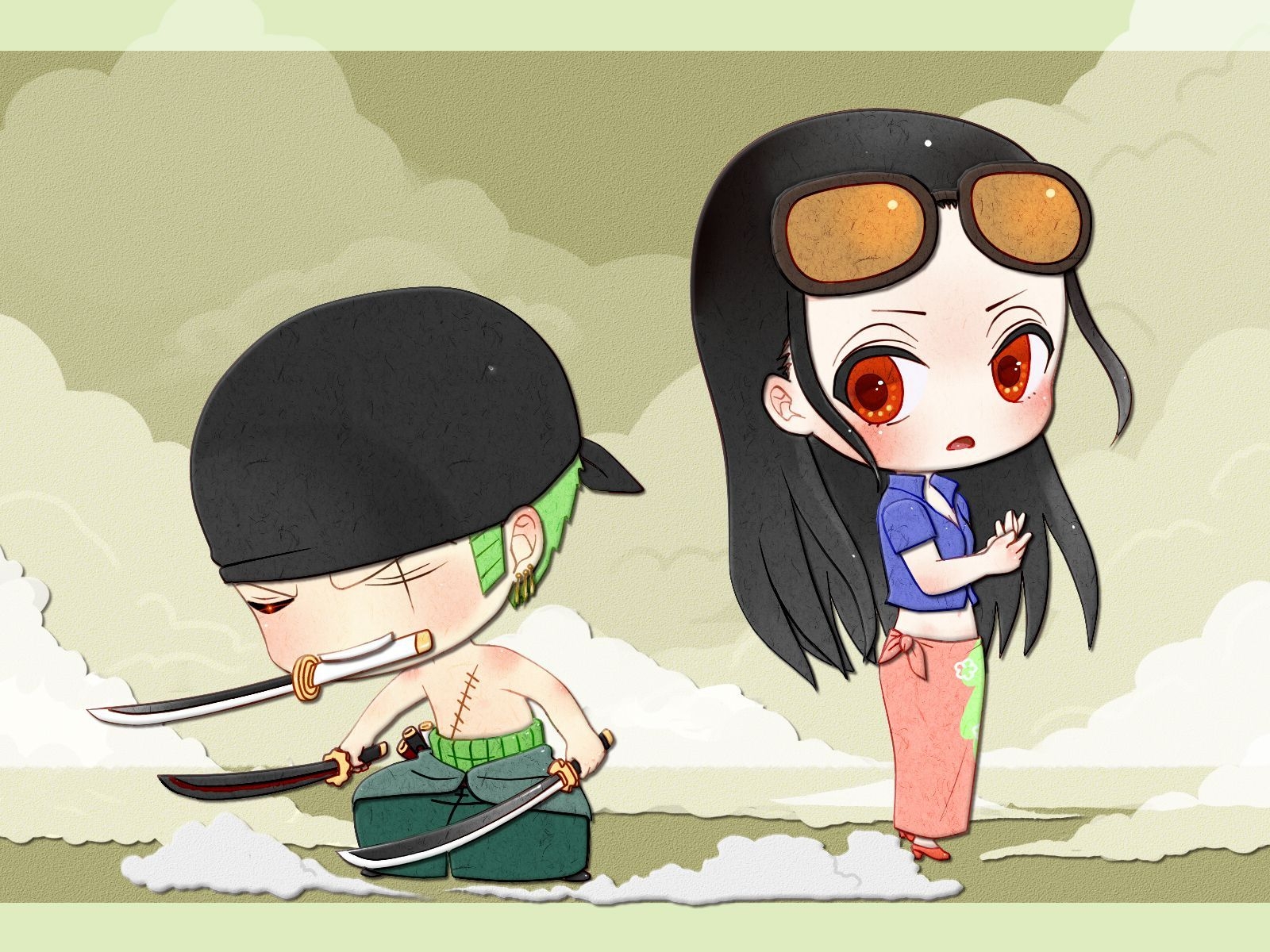 1600x1200 Zoro Chibi Wallpaper Free Zoro Chibi Background, Desktop