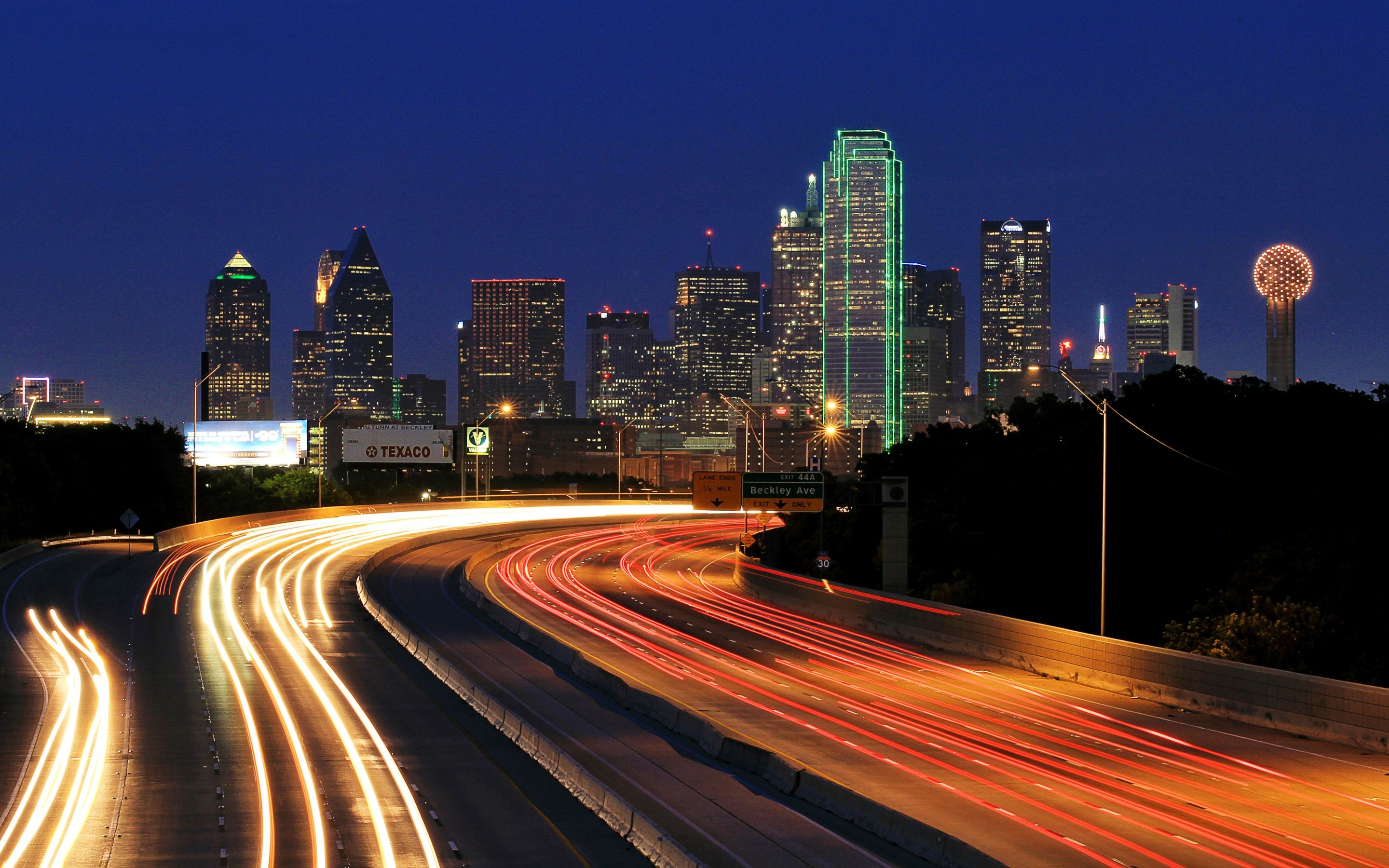 2880x1800 Dallas Texas Lights Skyscrapers Macbook Pro Retina Wallpaper, HD City 4K Wallpaper, Image, Photo and Background, Desktop