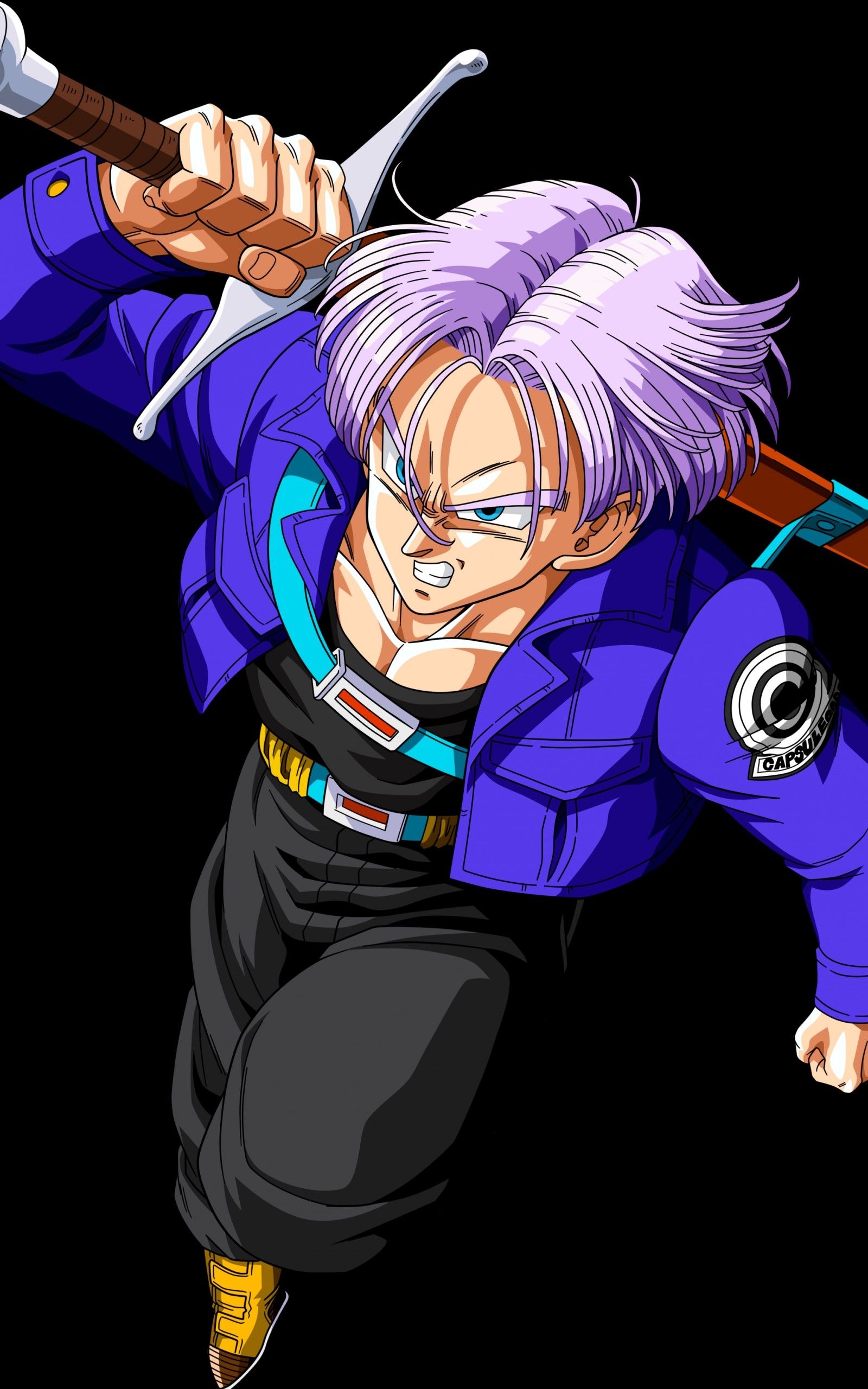 1600x2560 Download Future Trunks Keychain, Future Trunks Kid Ball Z Trunks Wallpaper HD HD Wallpaper, Phone