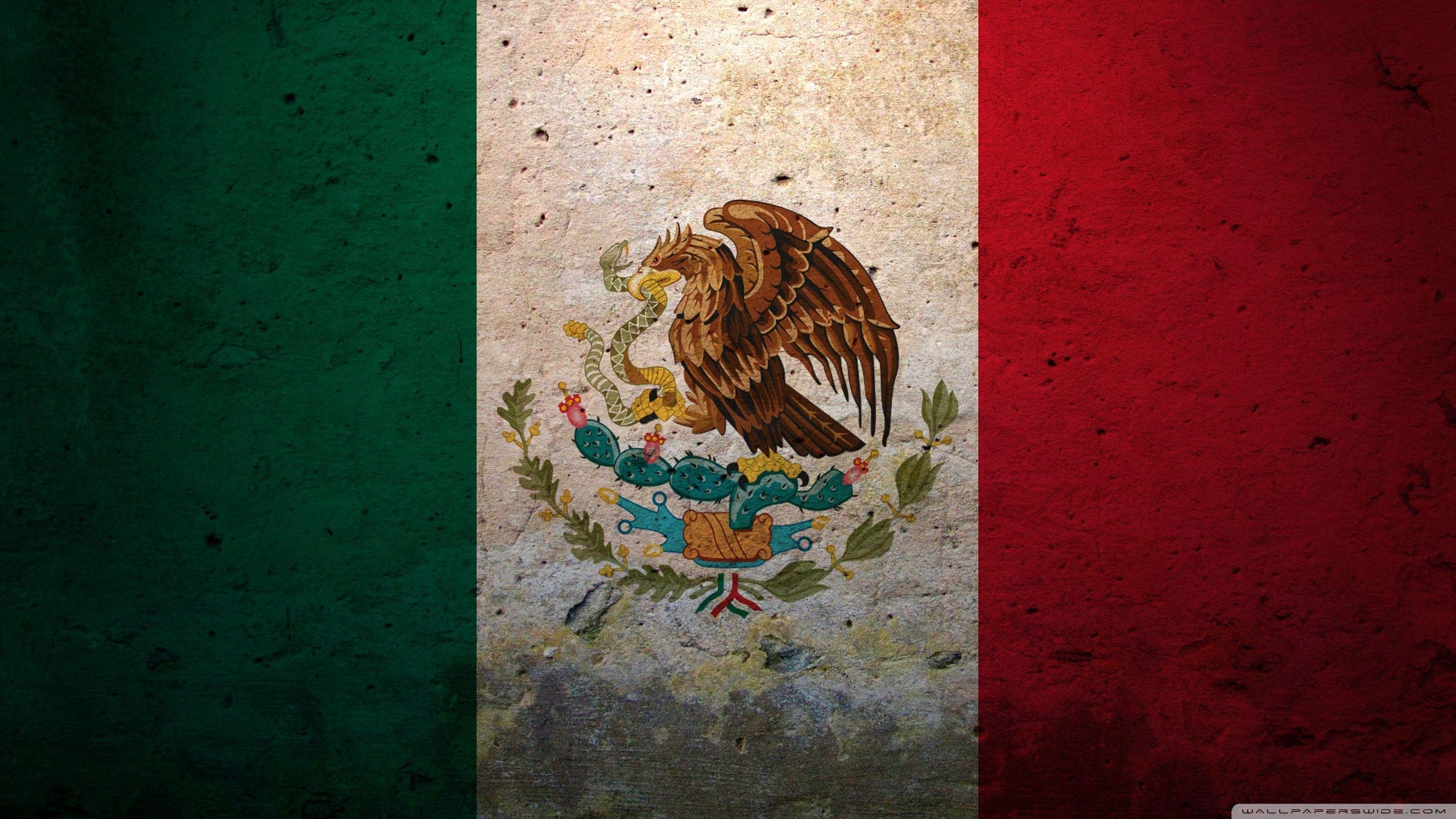 2560x1440 Grunge Flag Of Mexico ❤ 4K HD Desktop Wallpaper for 4K Ultra HD TV, Desktop