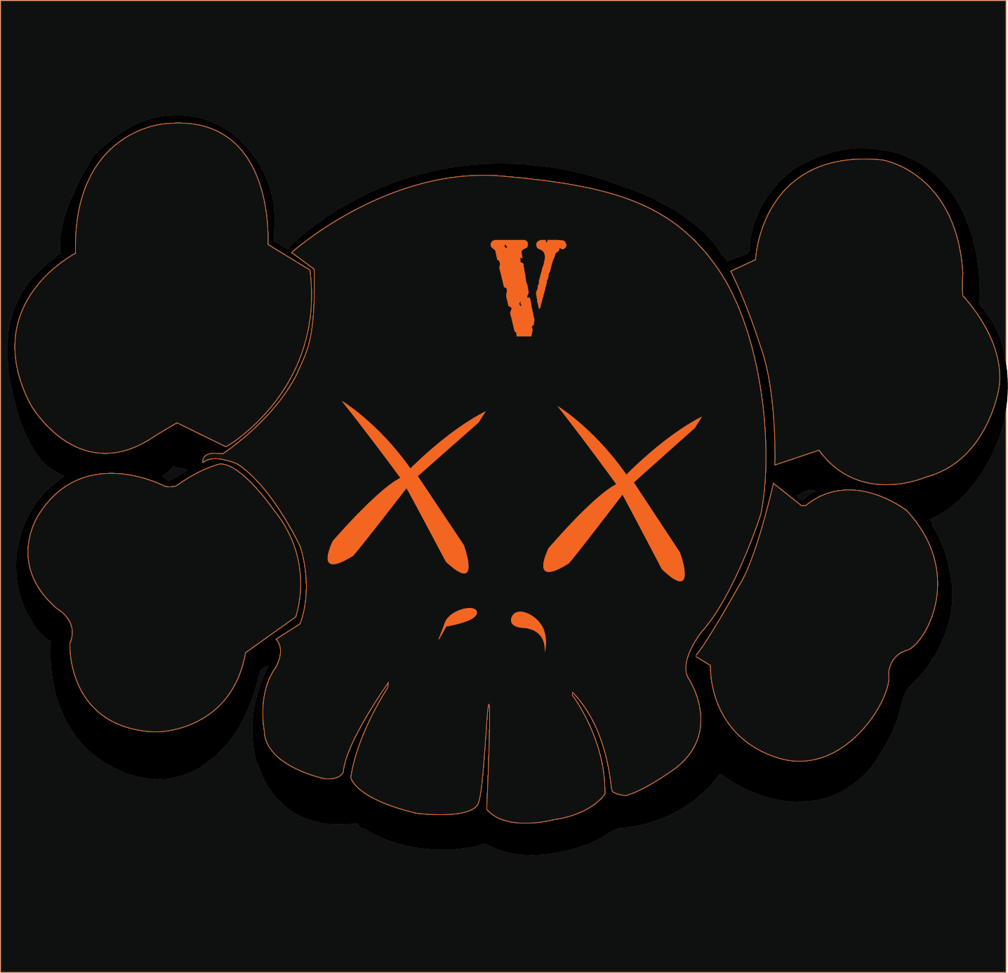 1440x1390 KAWS x VLONE. Kaws wallpaper, Vlone logo, Hypebeast, Desktop