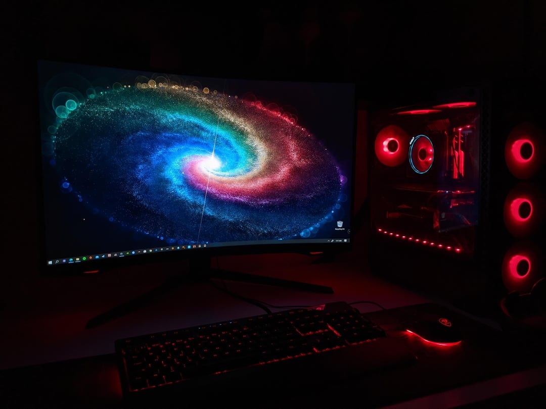 1080x810 Samsung Odyssey G7 32 with all its, Desktop