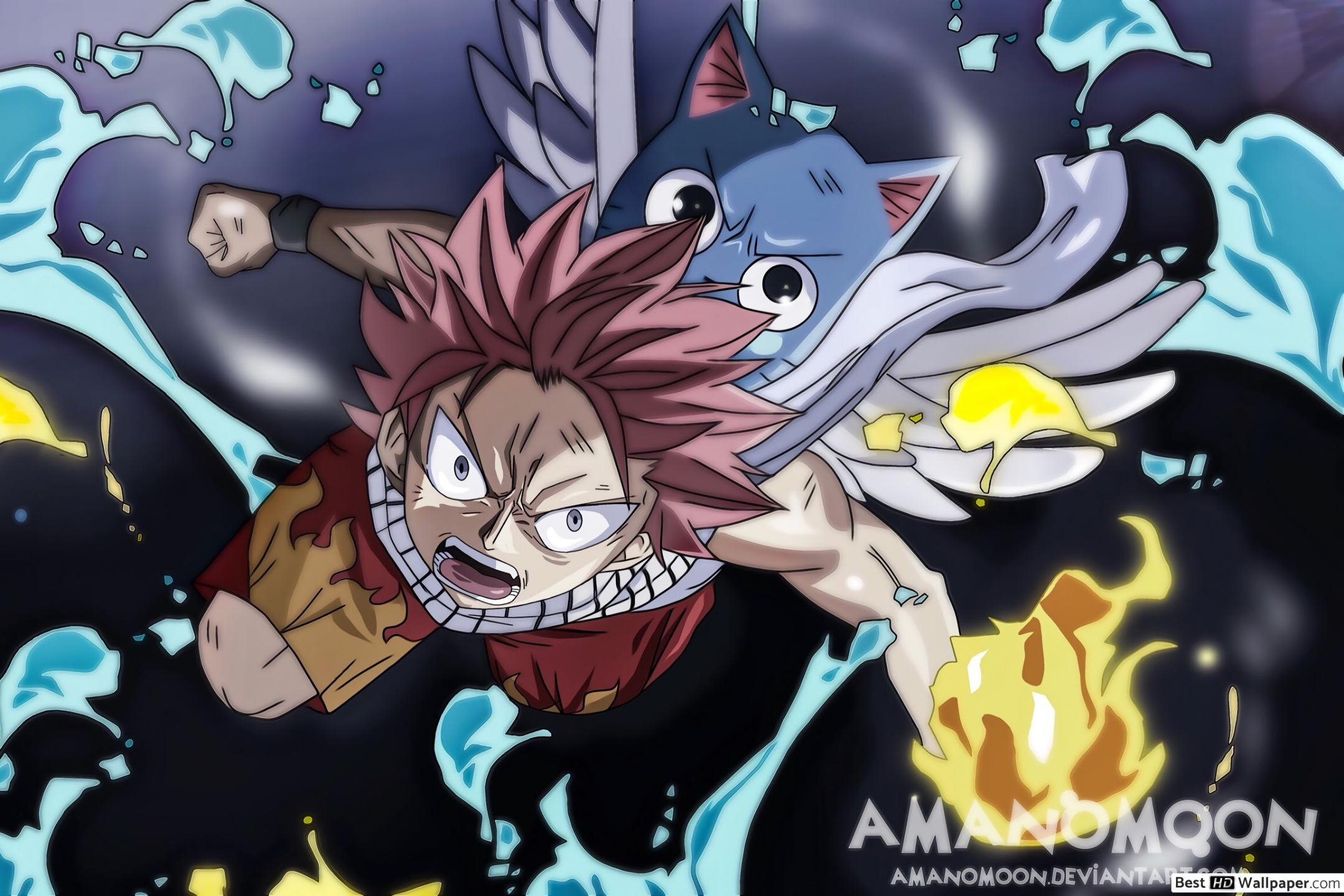 2160x1440 Fairy Tail 100 Years Quest Dragneel & Happy HD wallpaper, Desktop