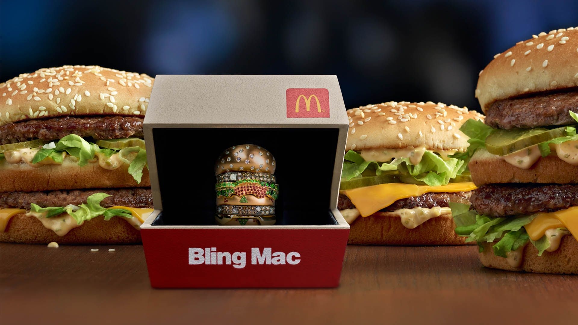 1920x1080 McDonald's offering diamond ring 'Bling Mac' ring, Desktop