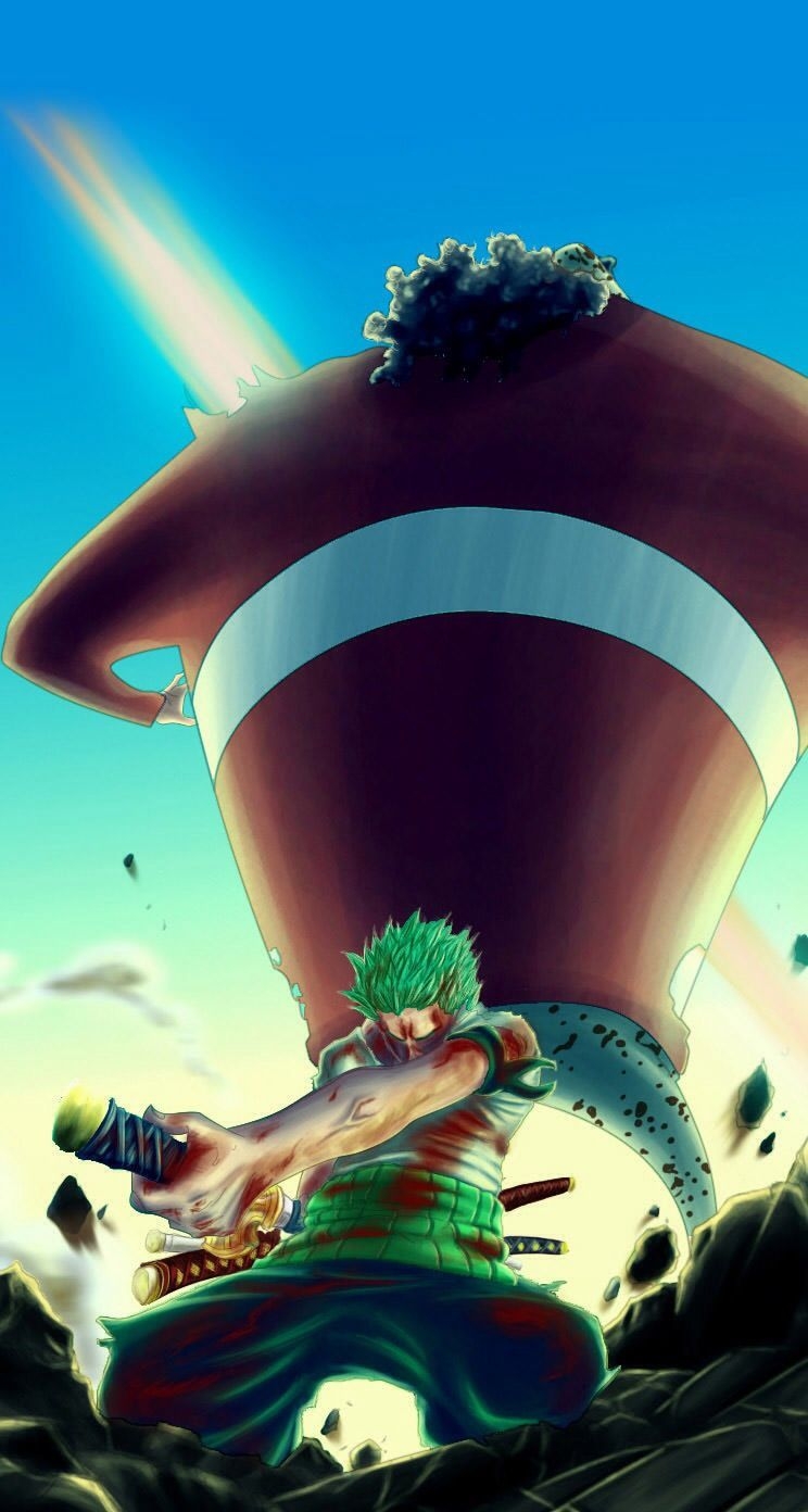 750x1400 Zoro vs Kuma Wallpaper Free Zoro vs Kuma Background, Phone