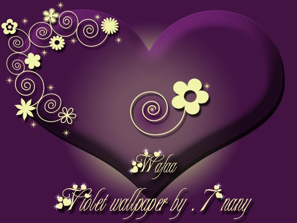 1030x770 I Love Purple Wallpaper, Desktop