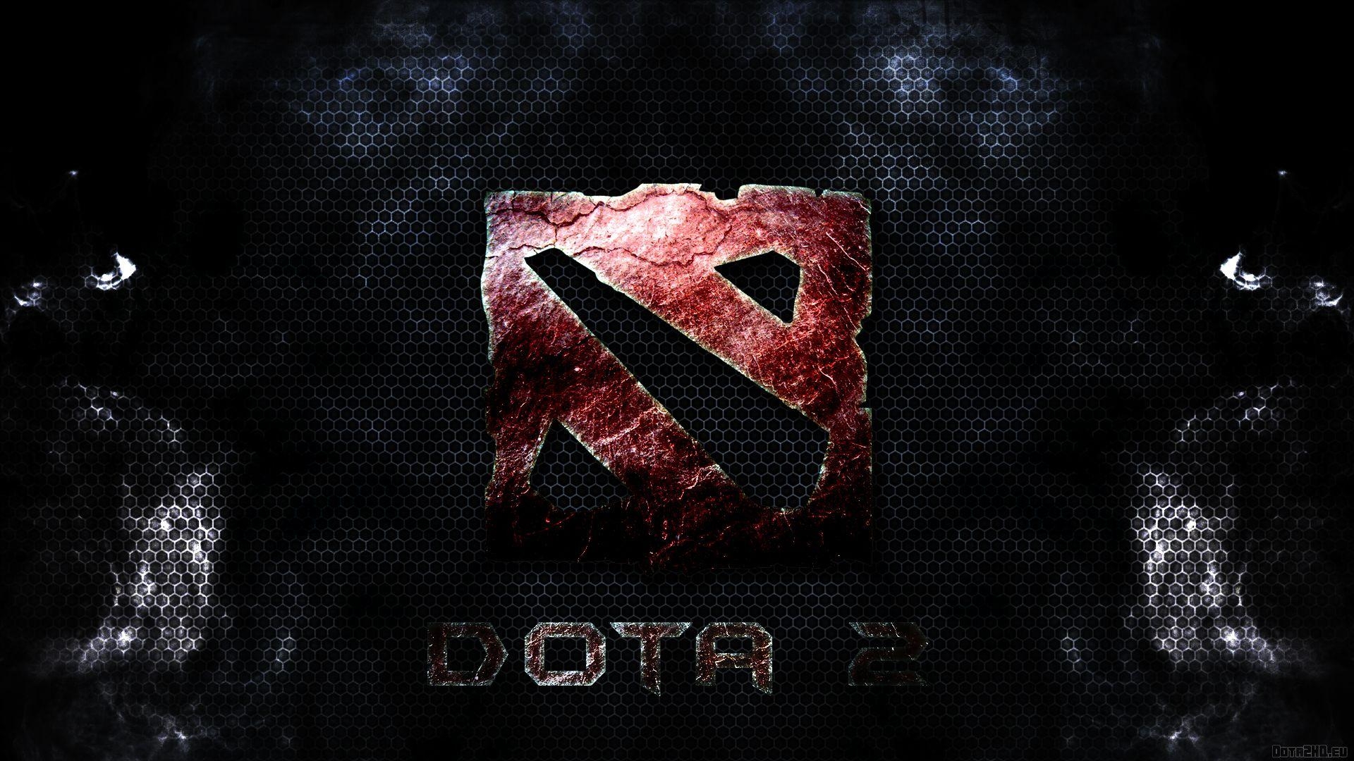 1920x1080 Download Wallpaper  Dota Logo, Dark theme Full HD, Desktop