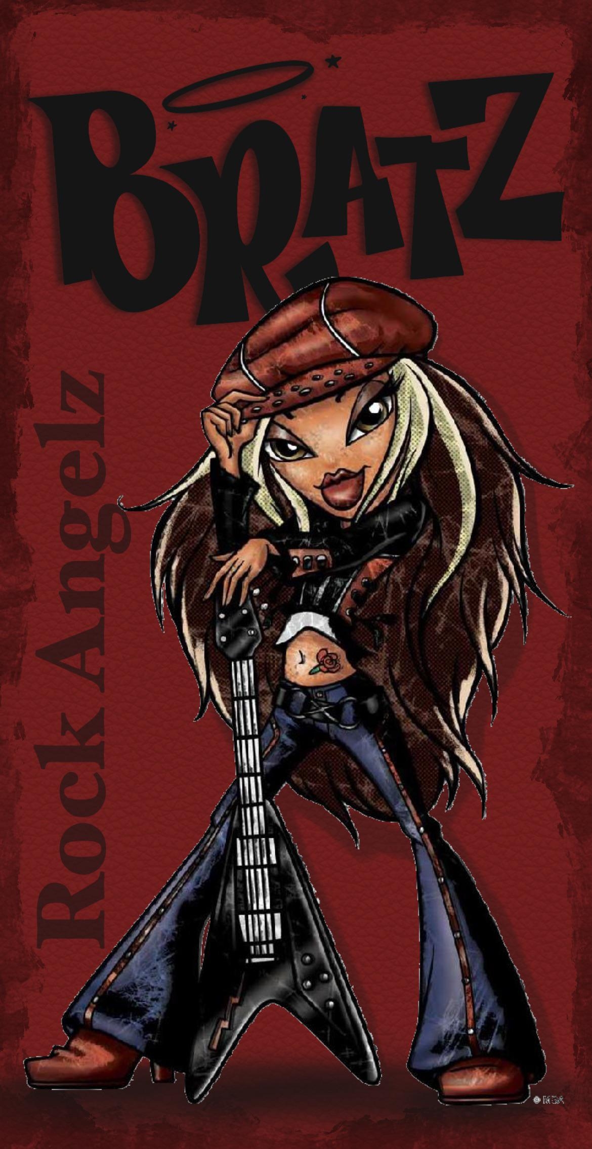 1170x2280 Made a Bratz Rock Angelz background, Phone