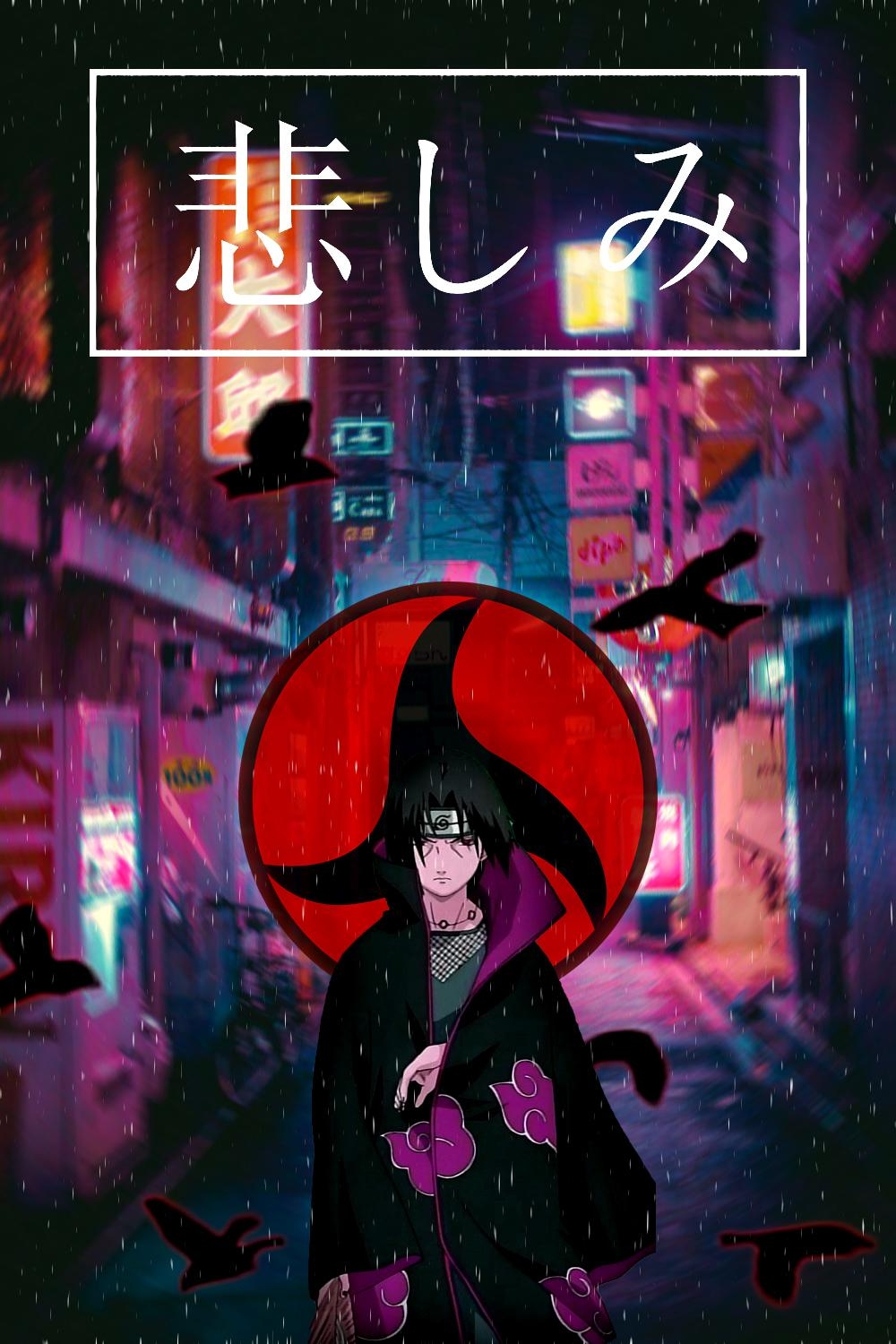 1000x1500 Had a go at creating an Itachi wallpaper, Phone