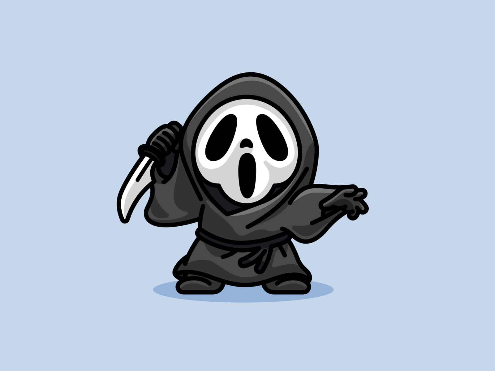 1600x1200 Cute Ghostface Wallpaper, Desktop