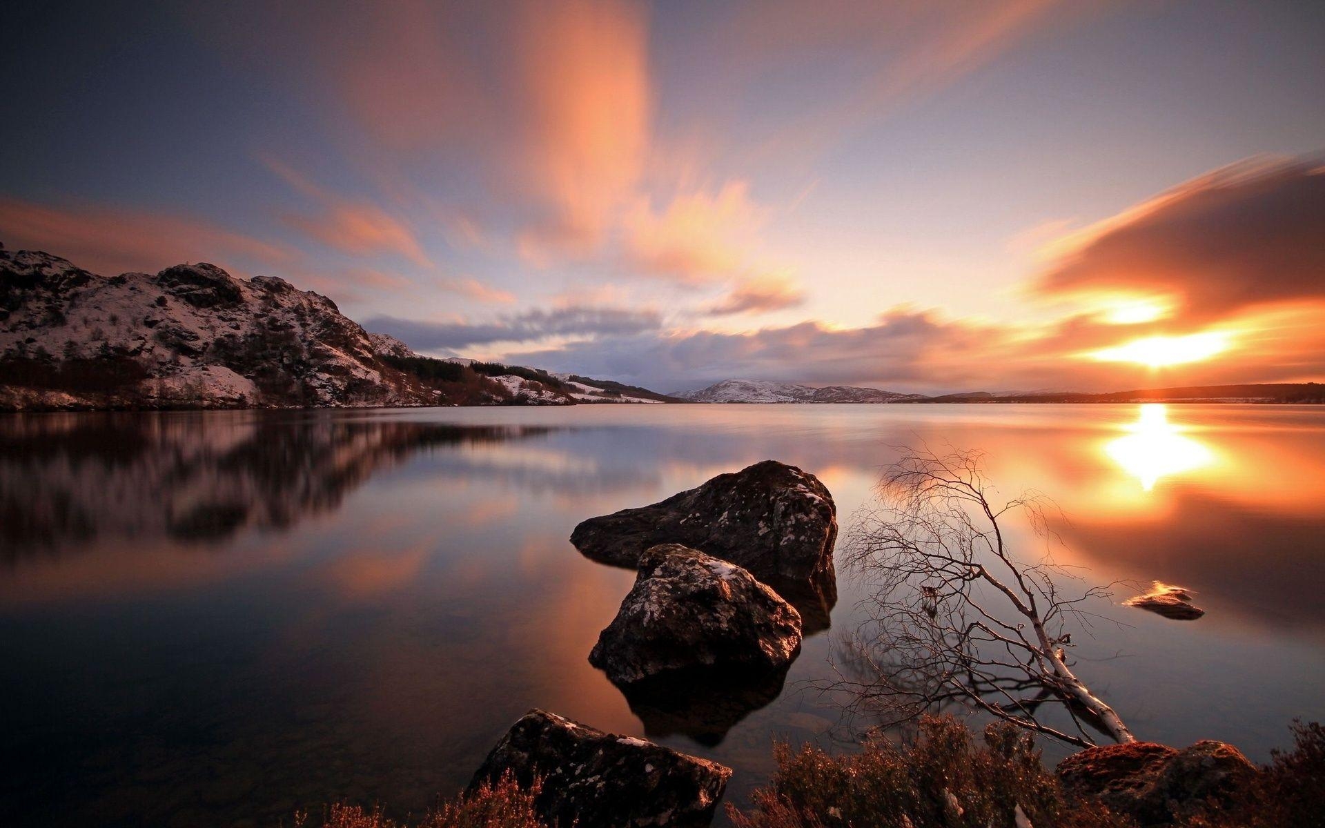 1920x1200 Find out: Bergen Lake Sunset wallpaper, Desktop