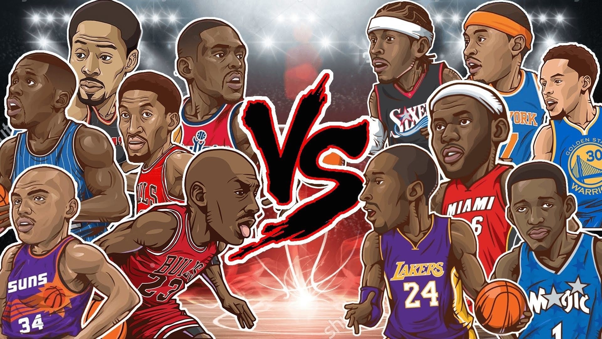 1920x1080 NBA Cartoon Wallpaper Free NBA Cartoon Background, Desktop