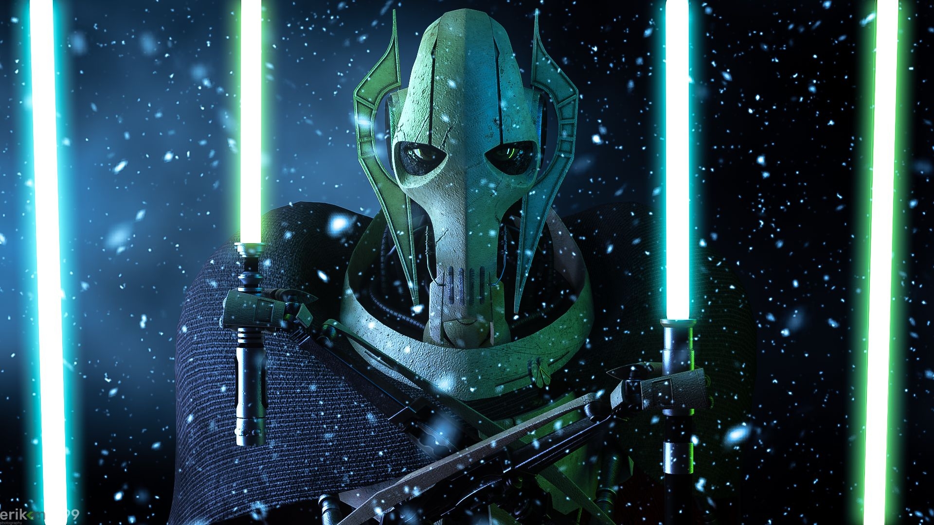 1920x1080 Download General Grievous, Star Wars, artwork wallpaper, 1920x Full HD, HDTV, FHD, 1080p, Desktop