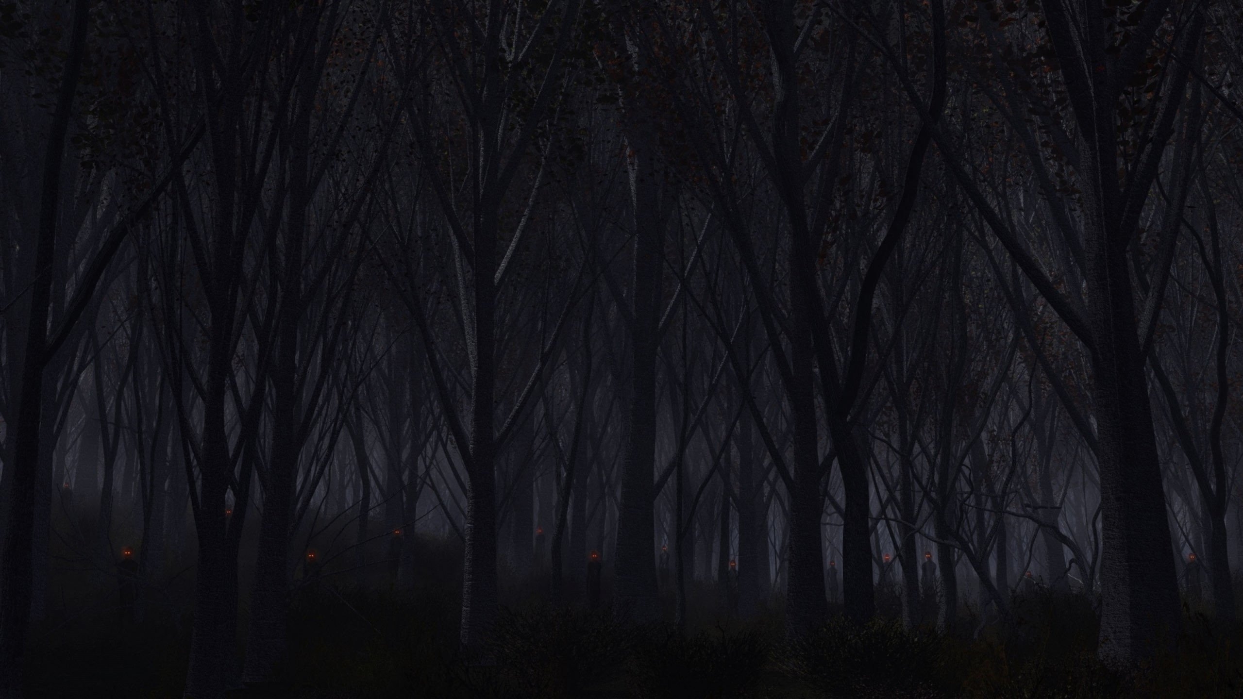 2560x1440 Forest Dark 1440P Resolution, Desktop