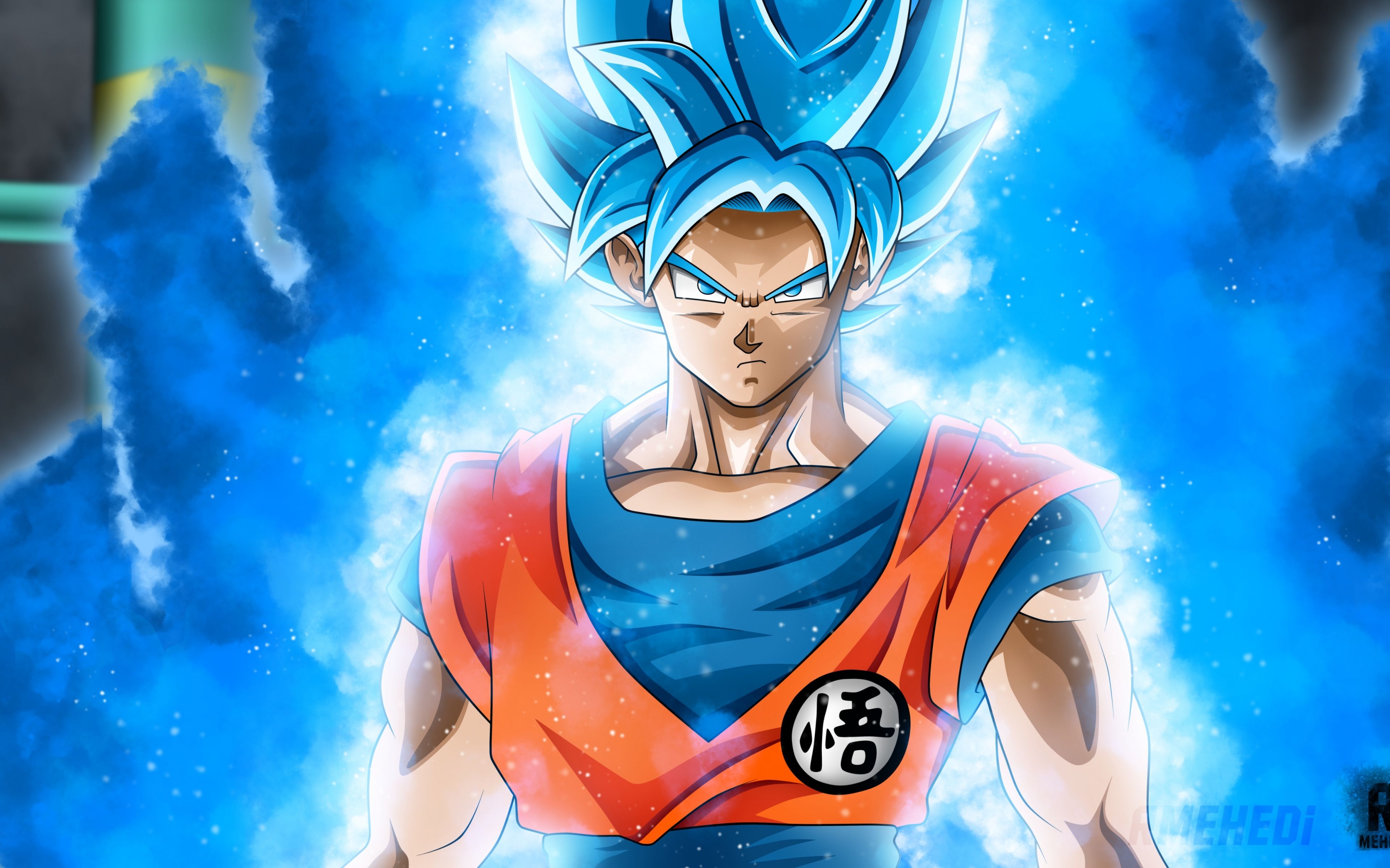 3840x2400 Desktop Wallpaper Dragon Ball Super, Blue Goku, Anime, HD Image, Picture, Background, Ojdovn, Desktop