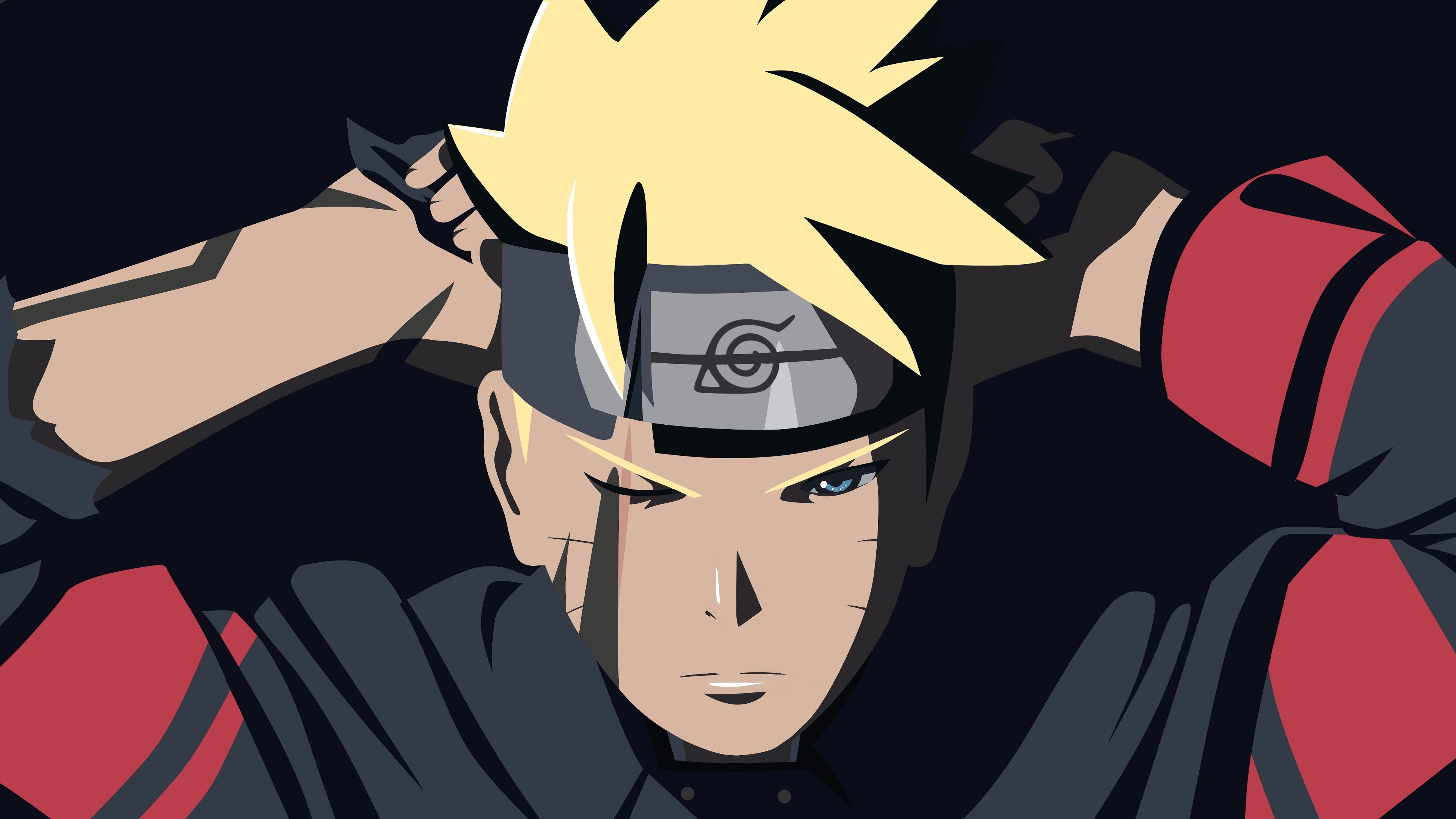 3840x2160 Boruto Uzumaki Minimalist Boruto Anime 4K, Desktop