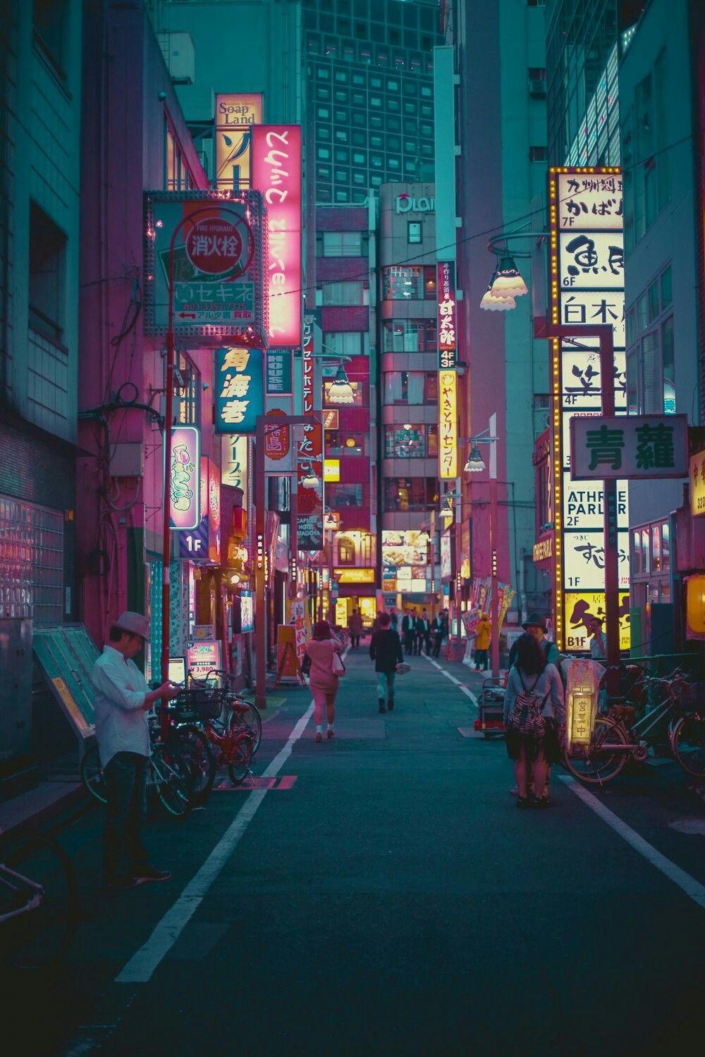 1000x1500 stuff i like♤. City aesthetic, Cyberpunk city, Phone