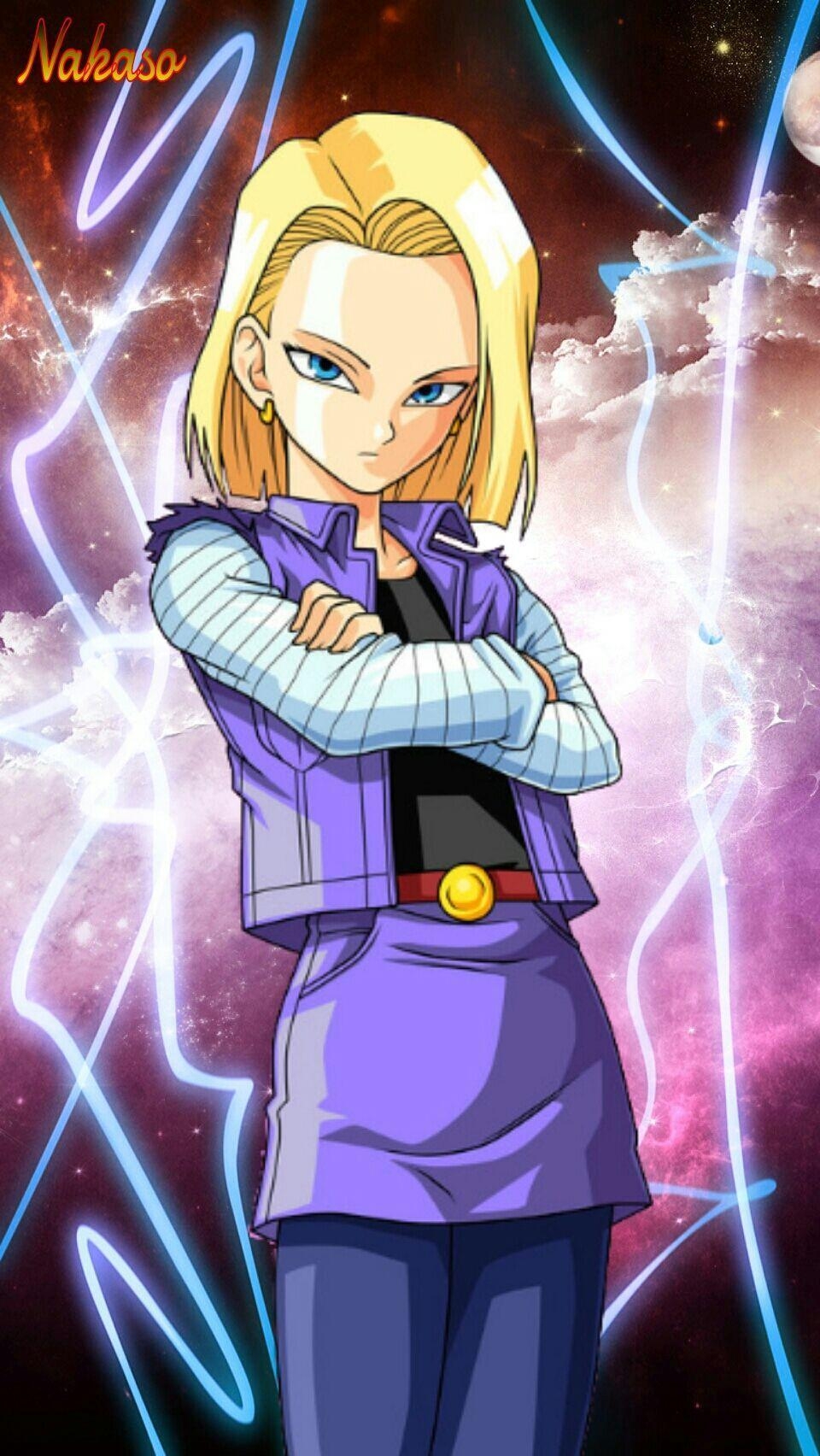 960x1710 DBZ Android 18 Wallpaper, Phone