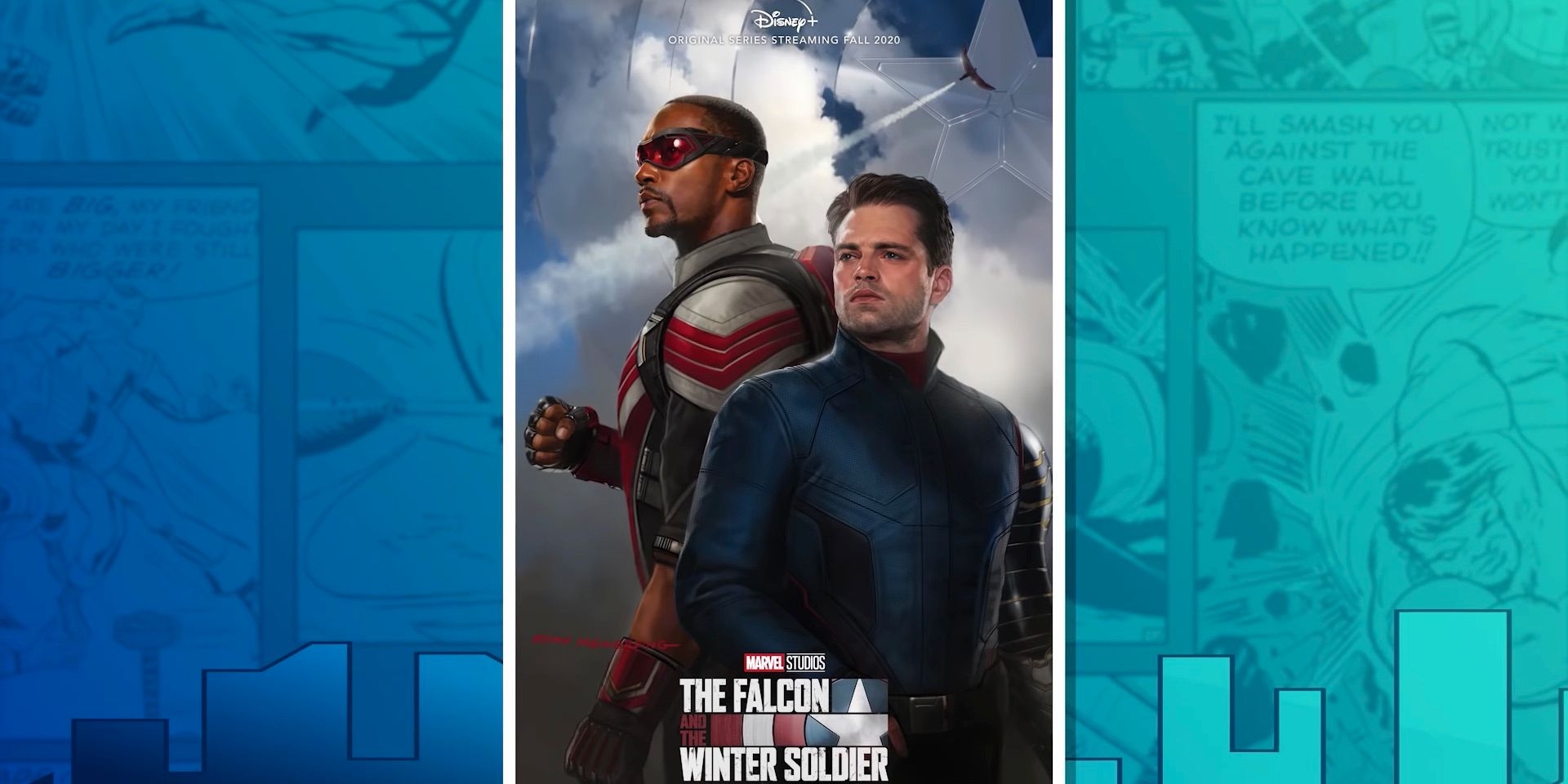 1920x960 Falcon & The Winter Soldier HD Poster Gives Better Look At New Costumes, Dual Screen