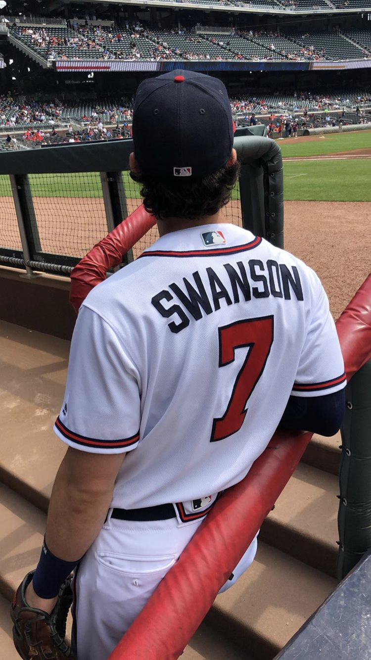 750x1340 Dansby Swanson. Atlanta braves, Phone