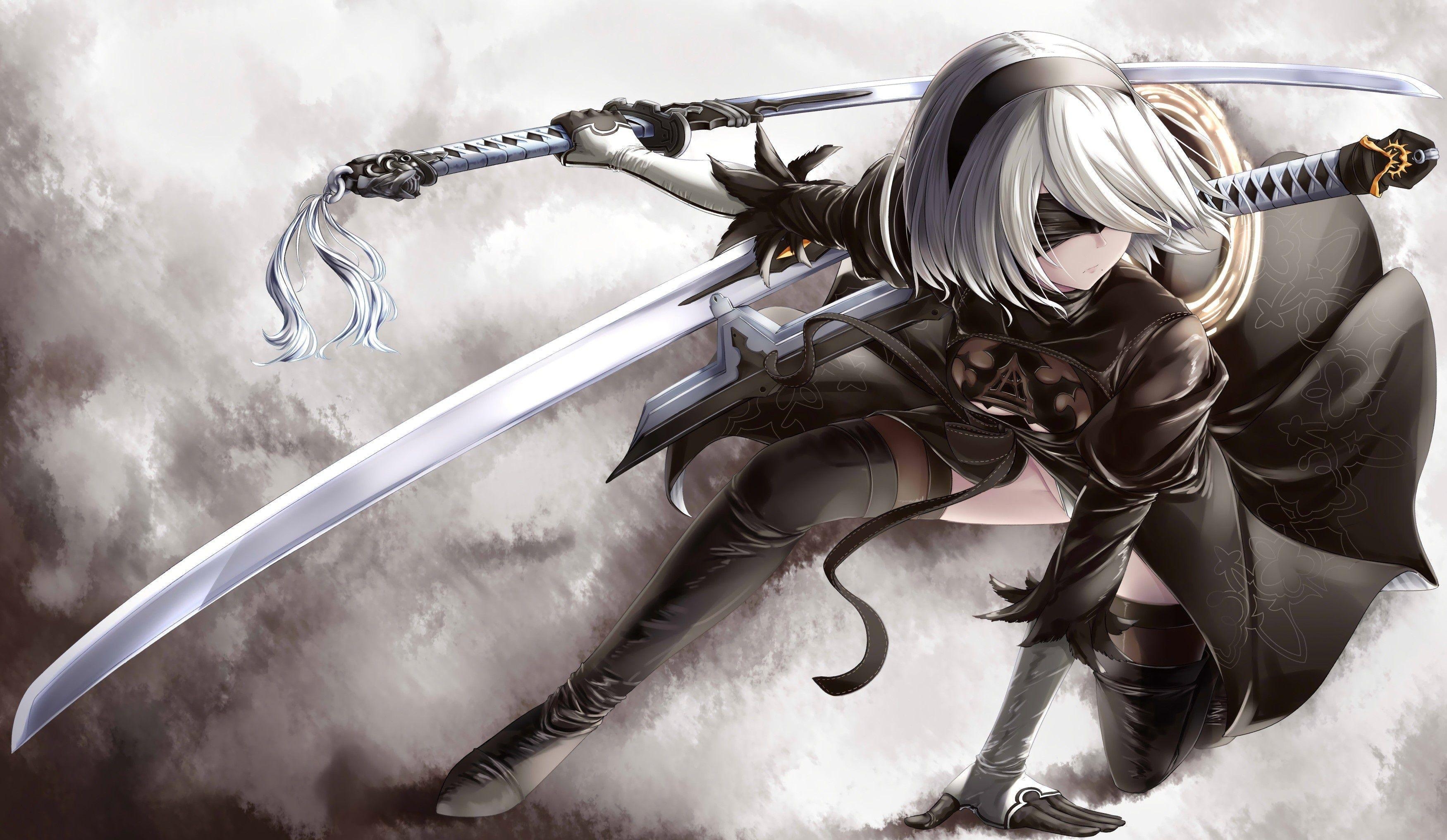 3500x2040 NieR: Automata HD Wallpaper, Desktop