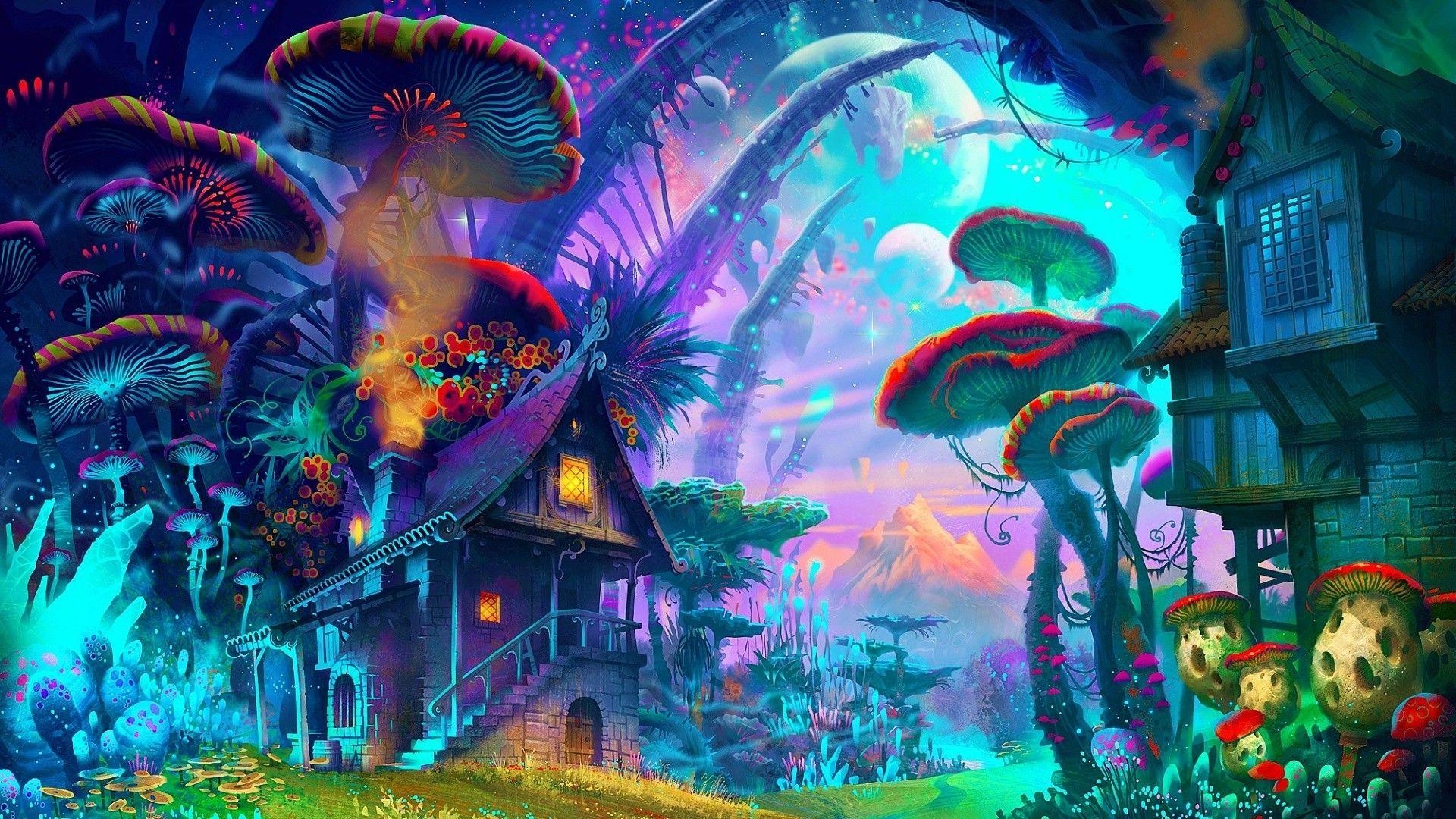 1920x1080 Psychedelic Mushroom Wallpaper Free Psychedelic Mushroom, Desktop