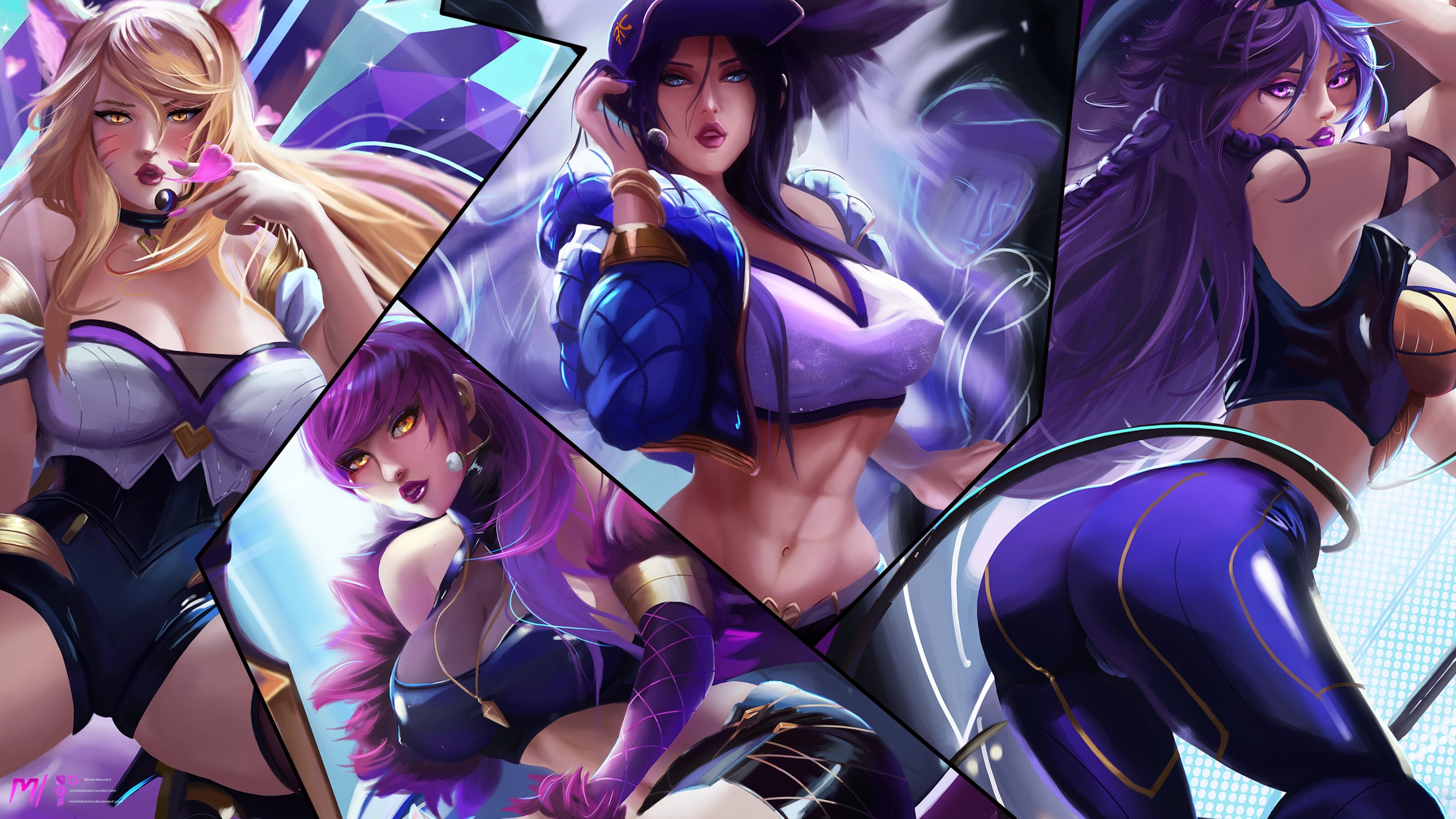 3840x2160 The KDA Girls 4K FanArt, Desktop