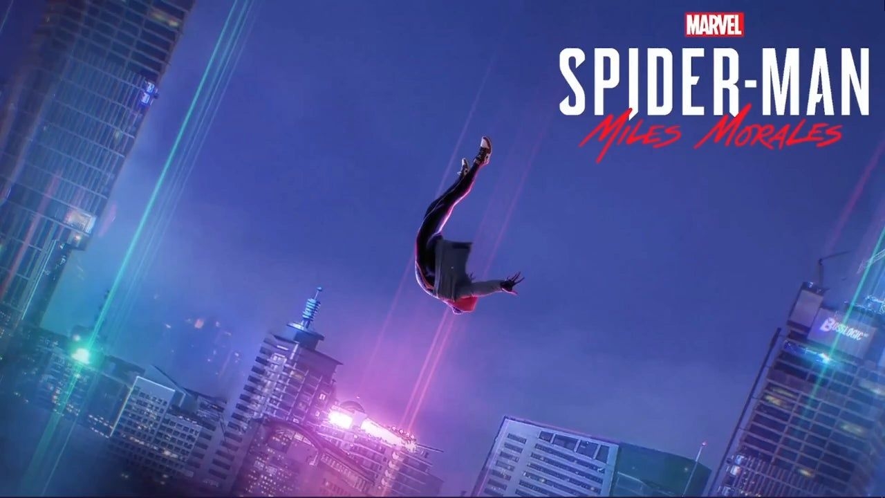 1280x720 Falling Miles Morales, Desktop