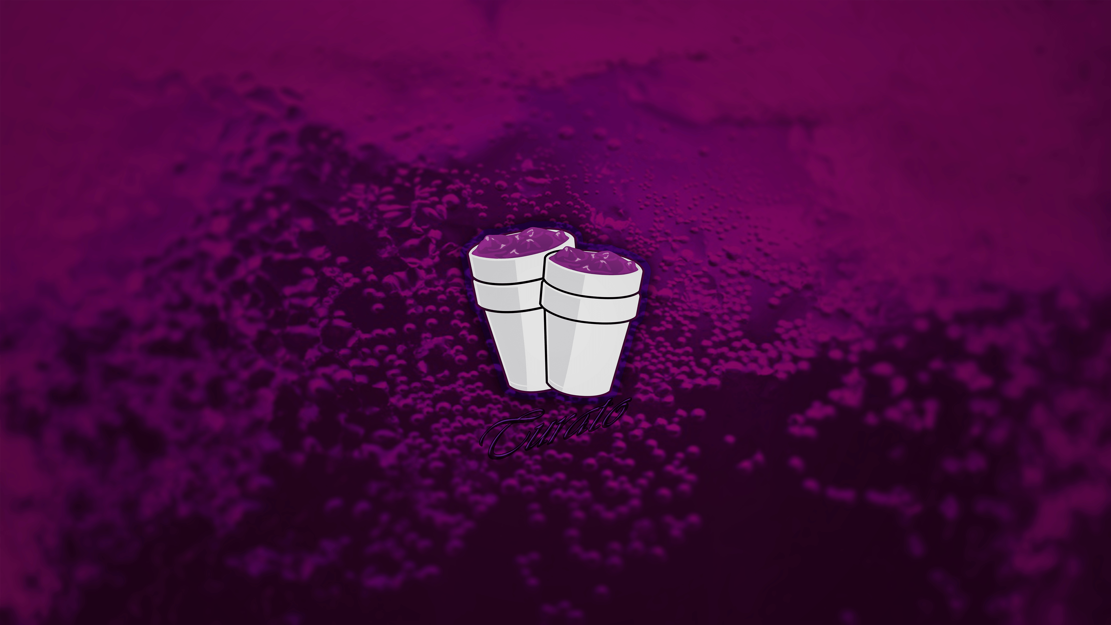 3840x2160 Purple Drank (Lean), Desktop