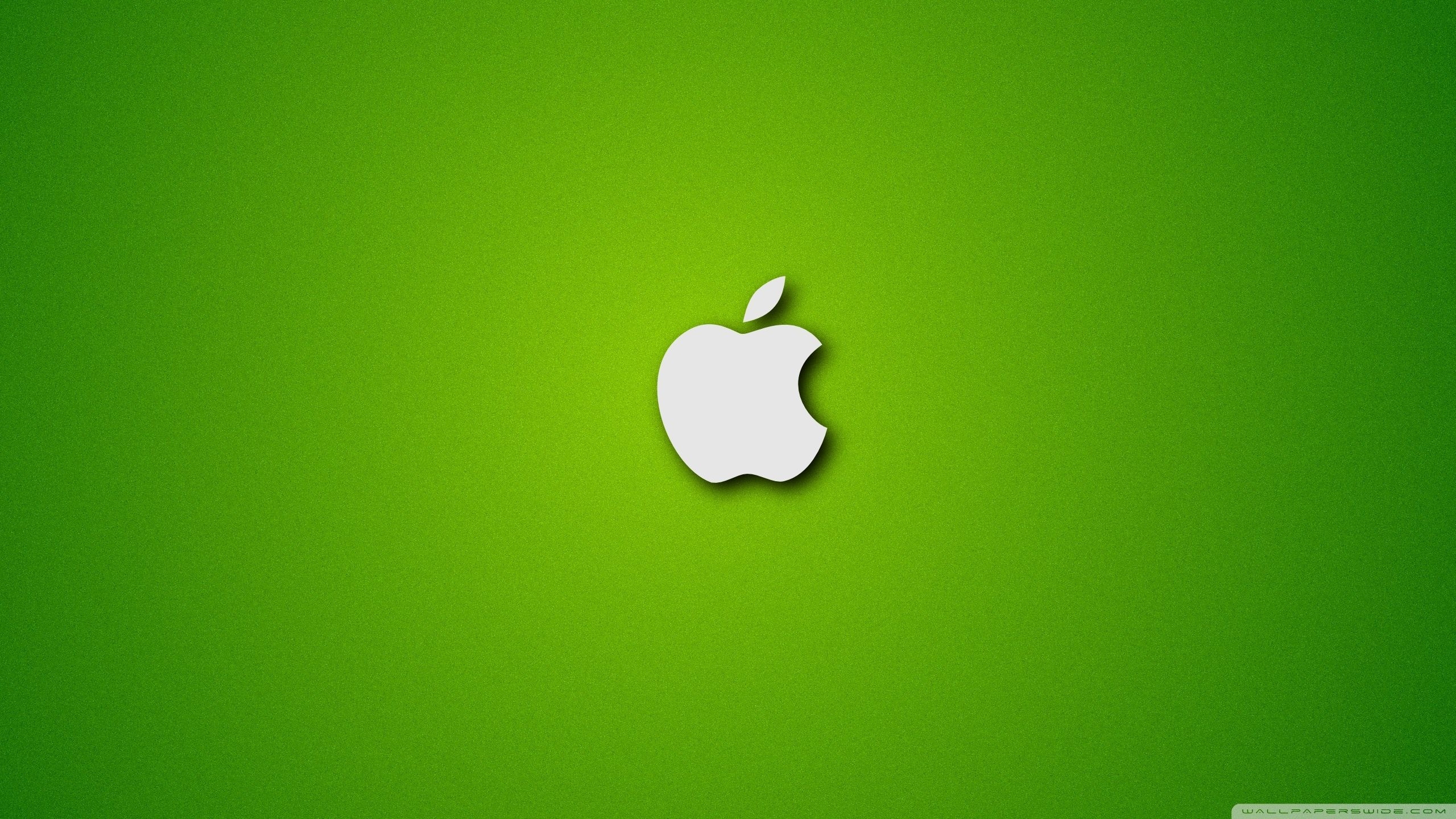 2560x1440 Green Apple Logo Wallpaper Free Green Apple Logo Background, Desktop