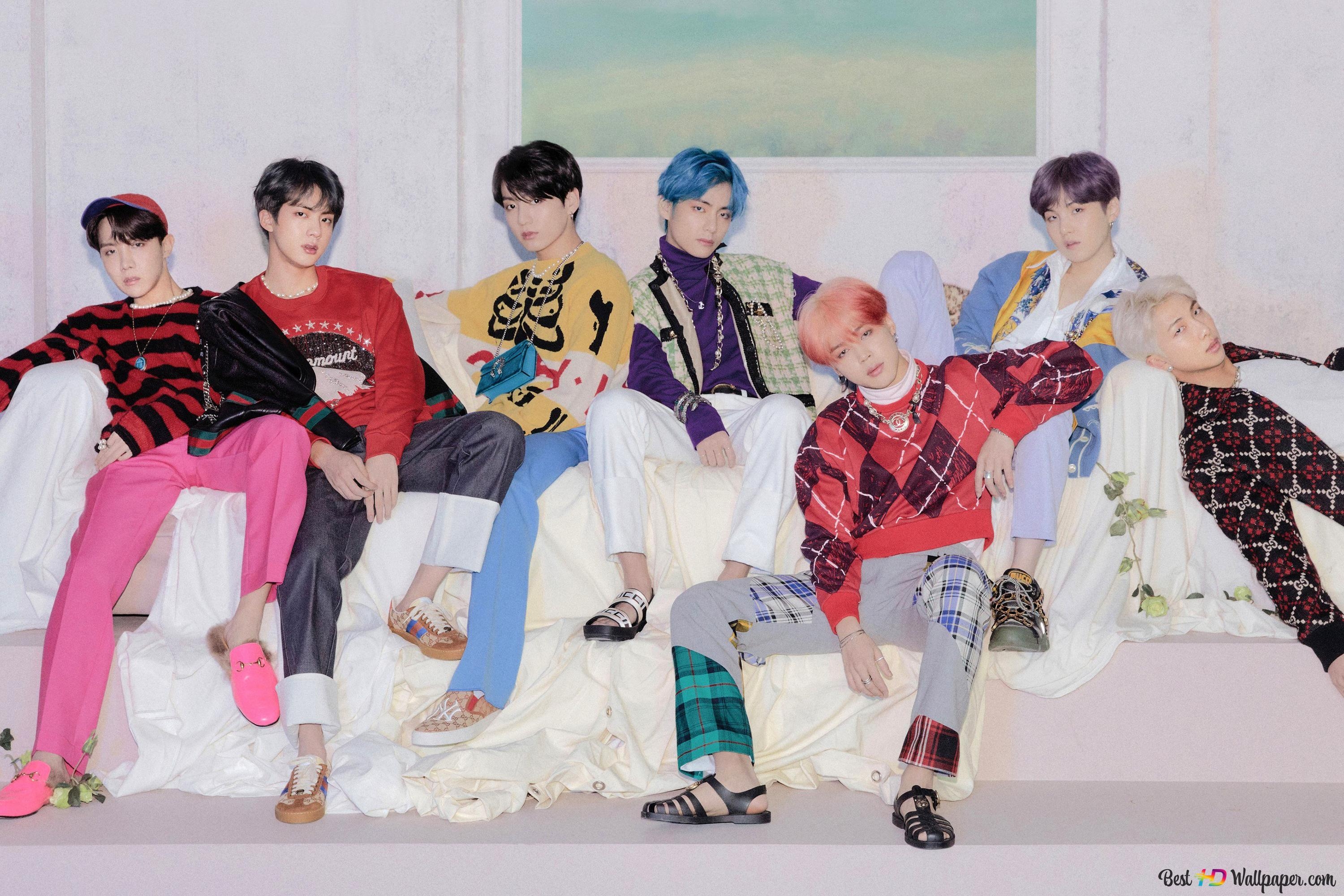 3000x2000 BTS (Bangtan Boys) Members in 'Map of The Soul: Persona' MV Shoot 4K wallpaper download, Desktop