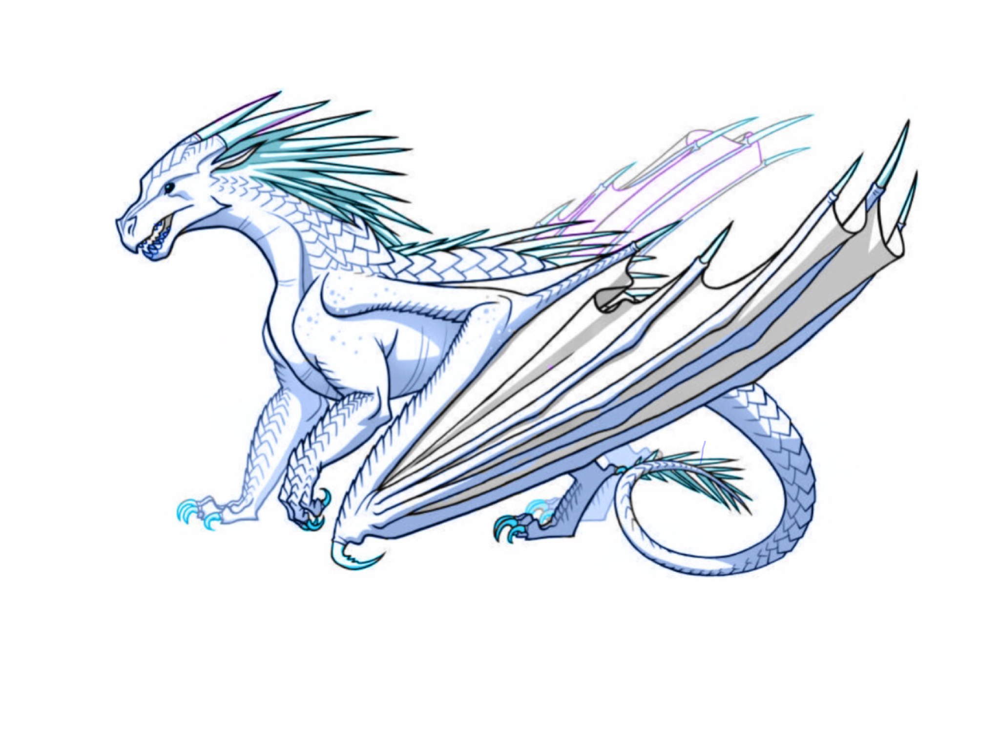 2050x1540 Glacial (snowclaw5553). Wings of Fire Fanon, Desktop