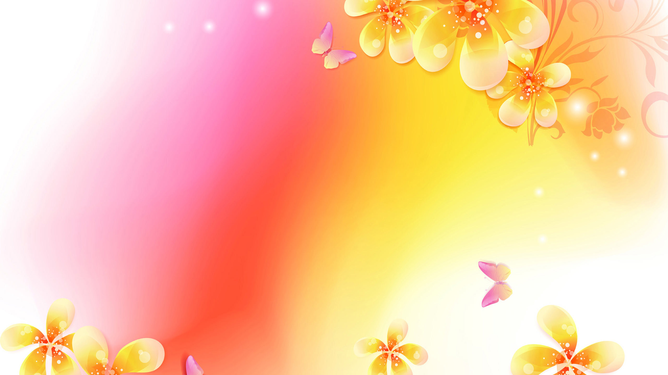 2560x1440 Yellow And Pink Wallpaper (35 Wallpaper), Desktop