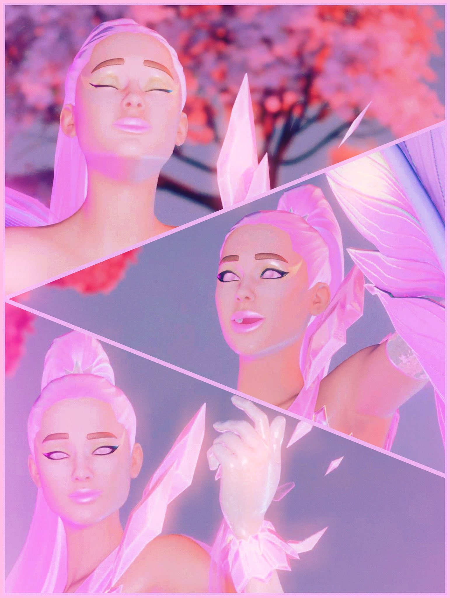 1550x2050 Rosy Rift Goddess Ariana Fortnite wallpaper, Phone