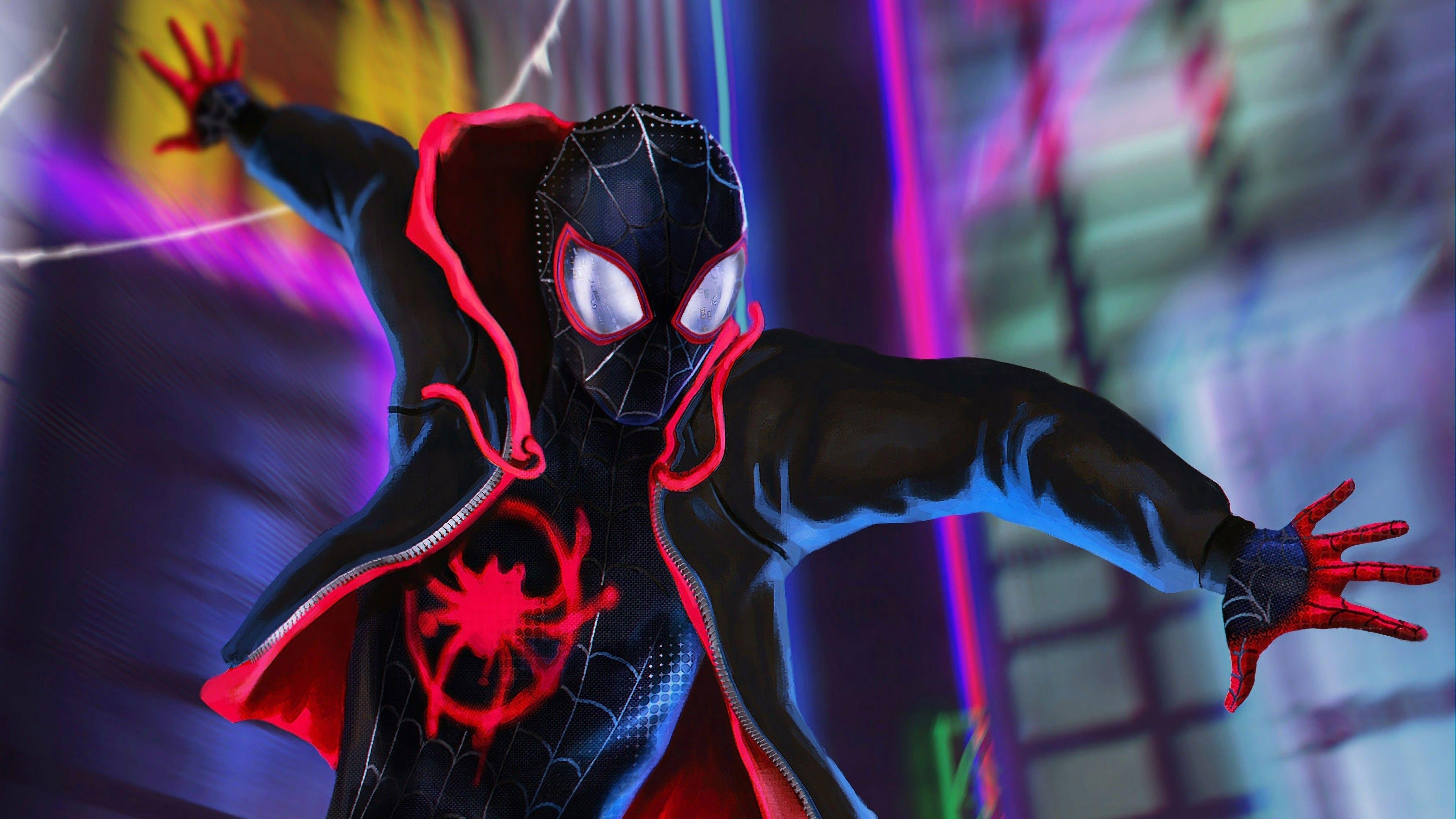 3840x2160 4K Spider Man Into The Spider Verse Wallpaper 38716, Desktop