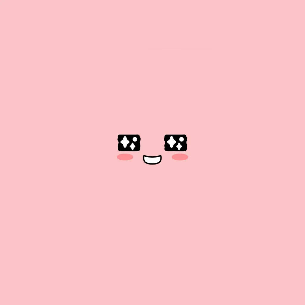 1030x1030 Download iPad Pro Cute Smiley In Pink Wallpaper, Phone