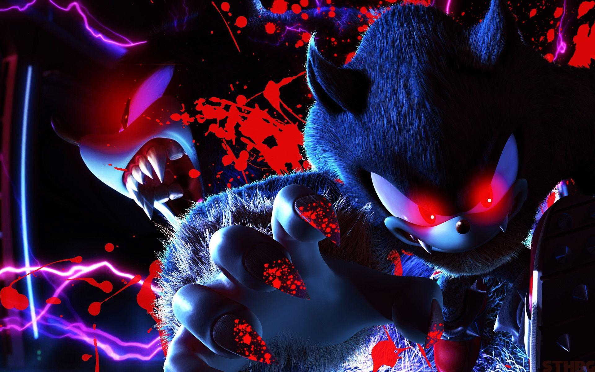 1920x1200 Dark Sonic Wallpaper Free Dark Sonic Background, Desktop