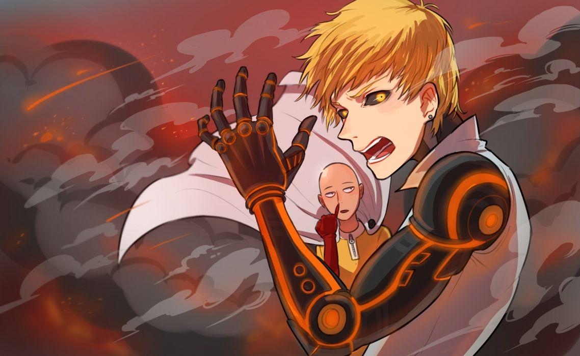 1140x700 One Punch Man Saitama (One Punch Man) Genos (One Punch Man) Cyborg, Desktop